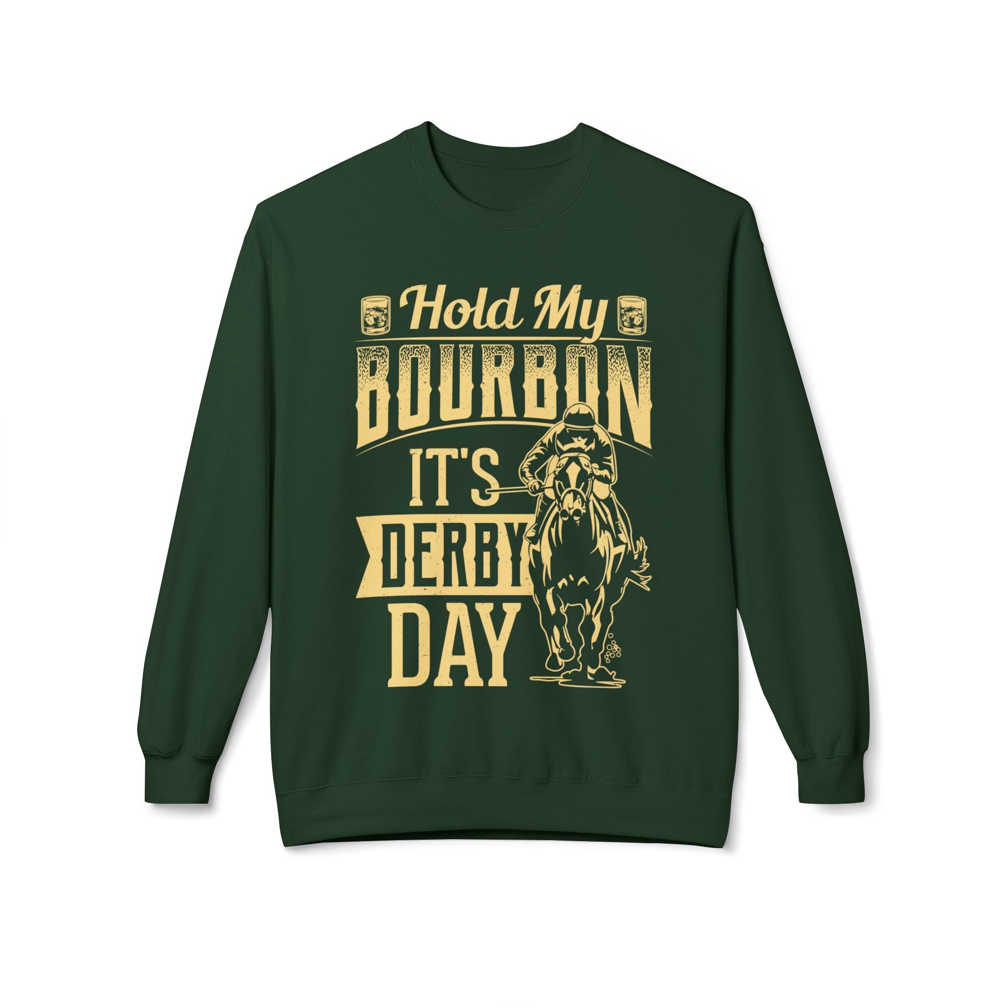 Derby Day Midweight Softstyle Fleece Crewneck Sweatshirt
