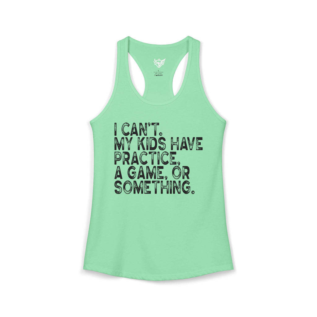 Busy Parents Ideal Racerback Tank