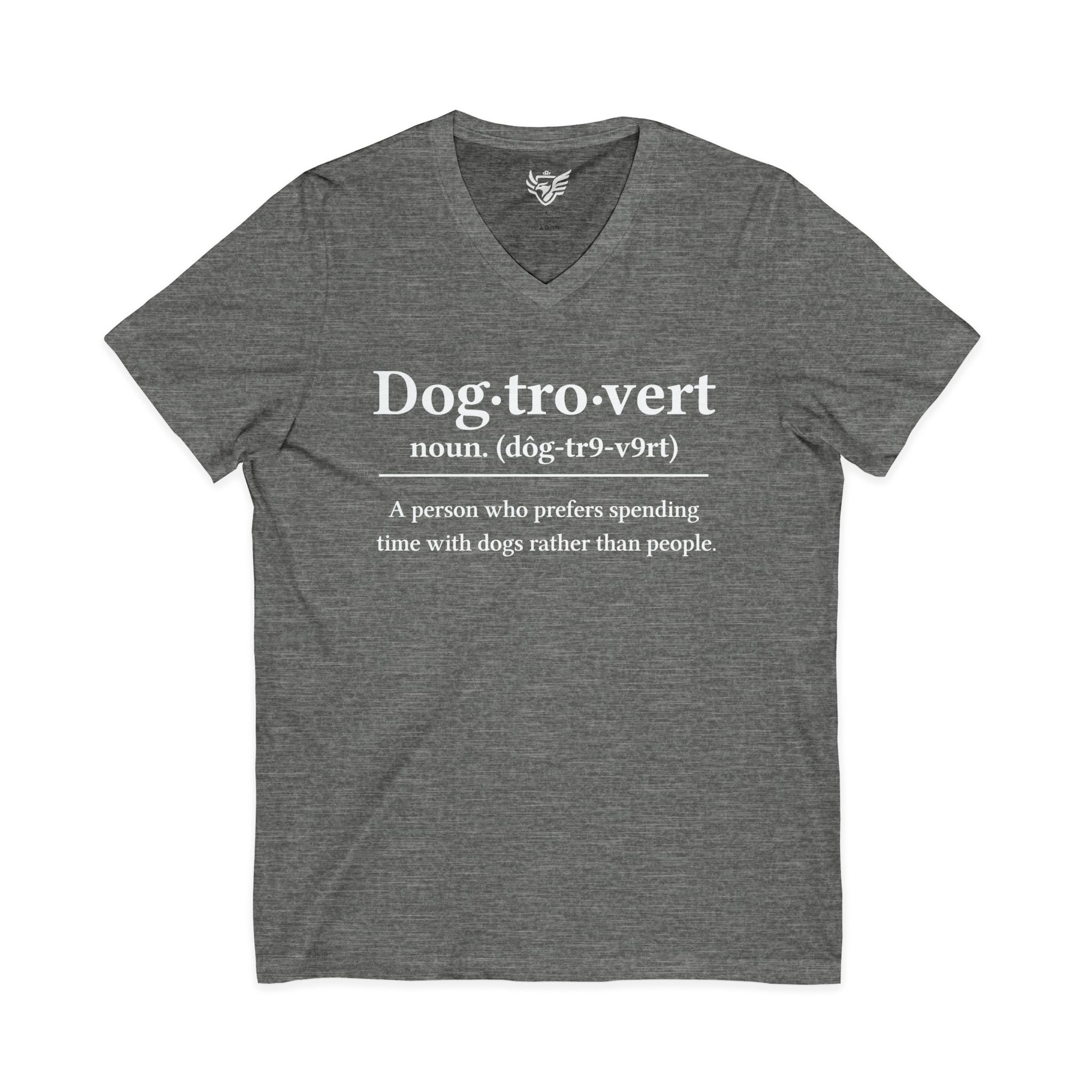 Dog-Tro-Vert Jersey Short Sleeve V-Neck Tee