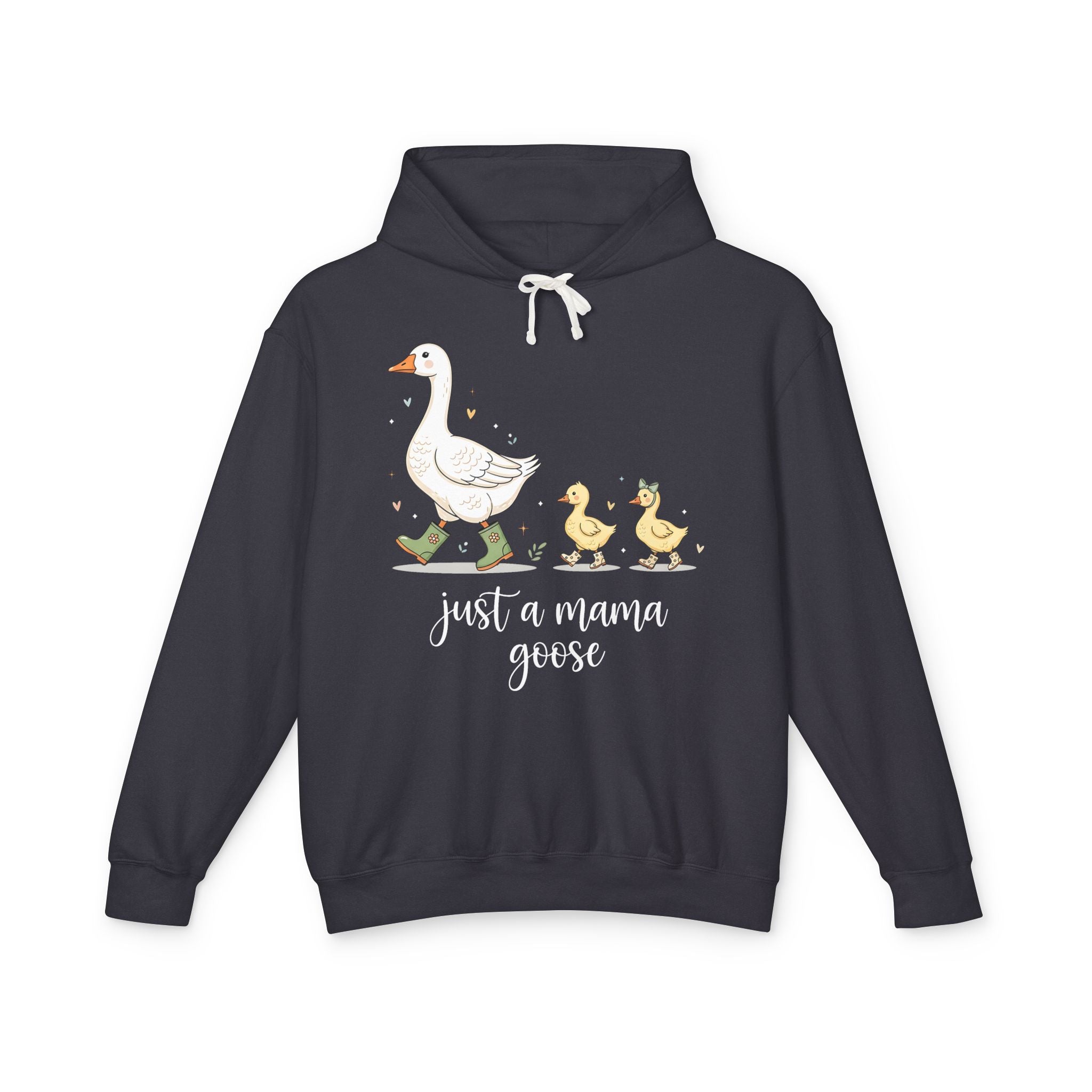 Just A Momma Goose Lightweight Hooded Sweatshirt
