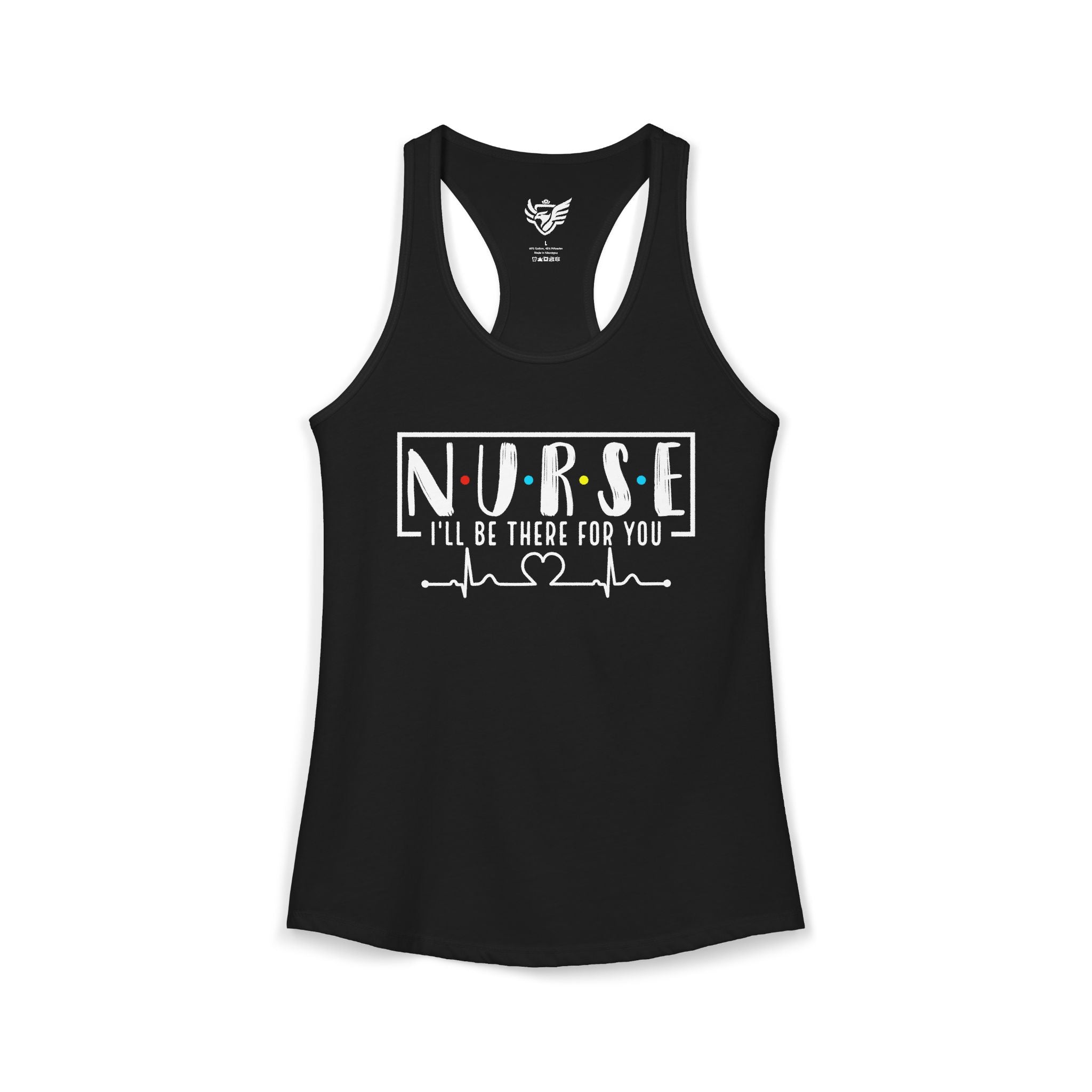 Friend's Theme Nurse Ideal Racerback Tank