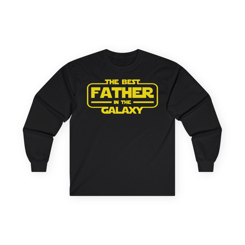 The Best Father In The Galaxy Cotton Long Sleeve Tee