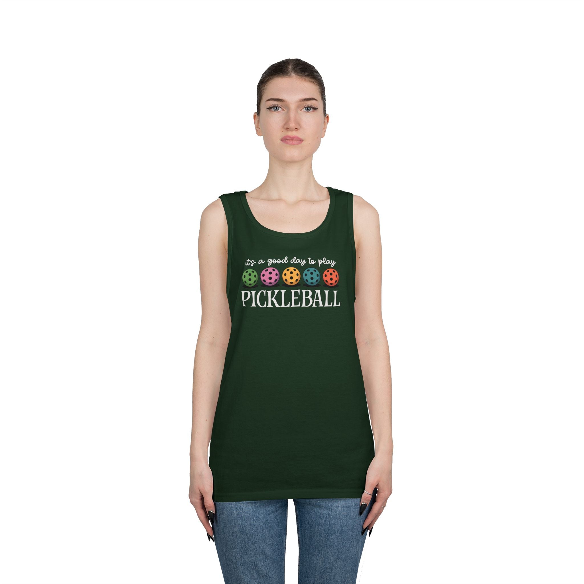 Good Day Pickleball Heavy Cotton Tank Top