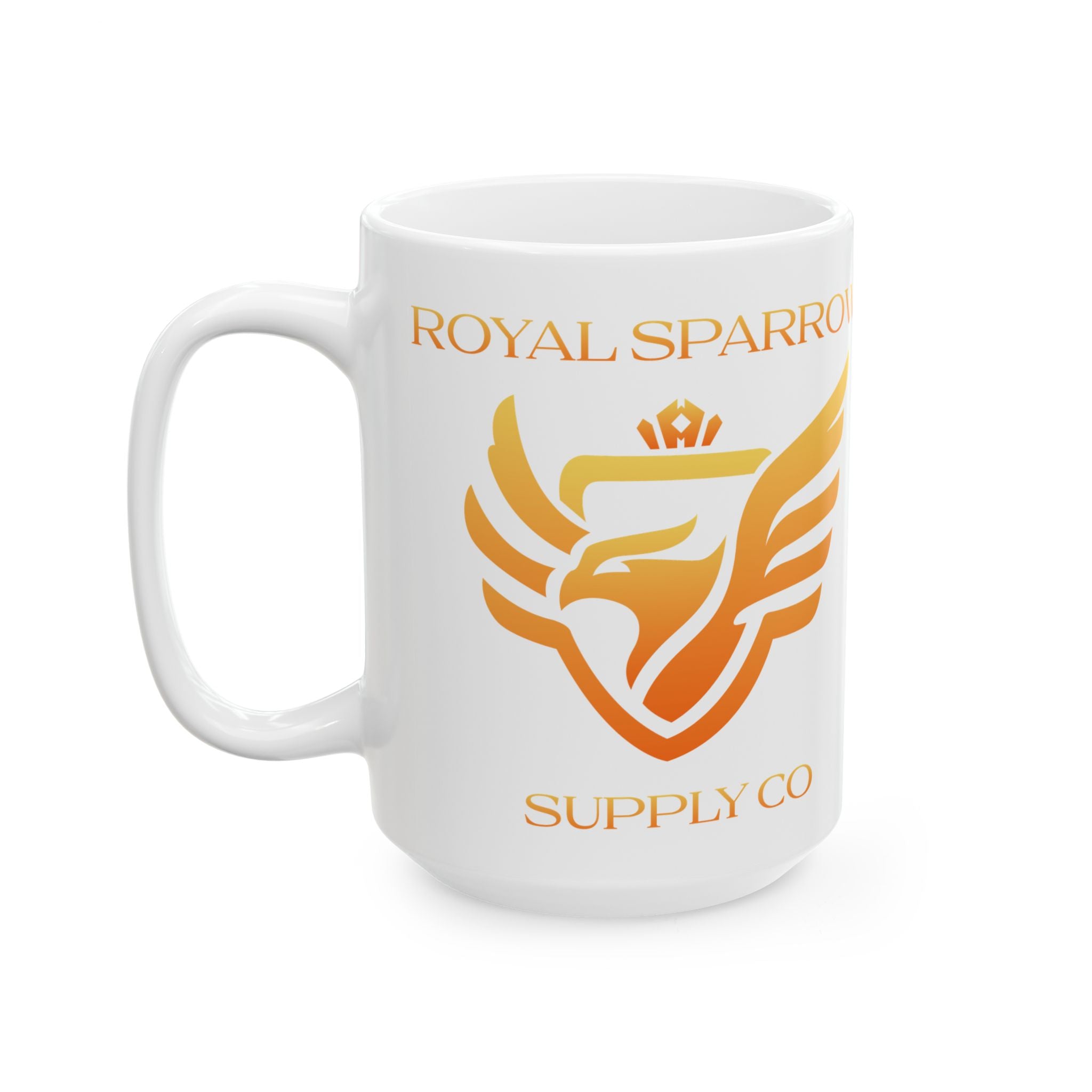 Royal Sparrow Ceramic Mug, (11oz, 15oz)