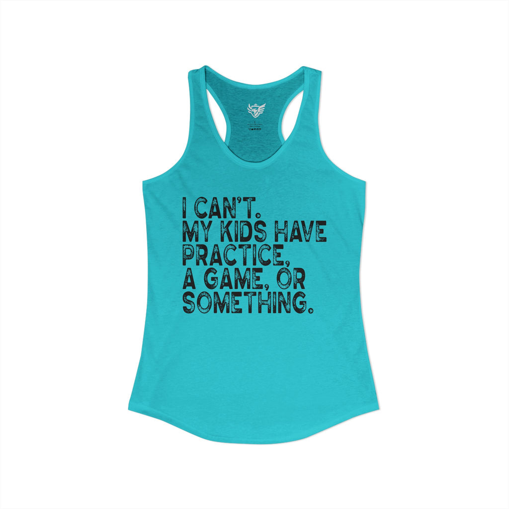 Busy Parents Ideal Racerback Tank