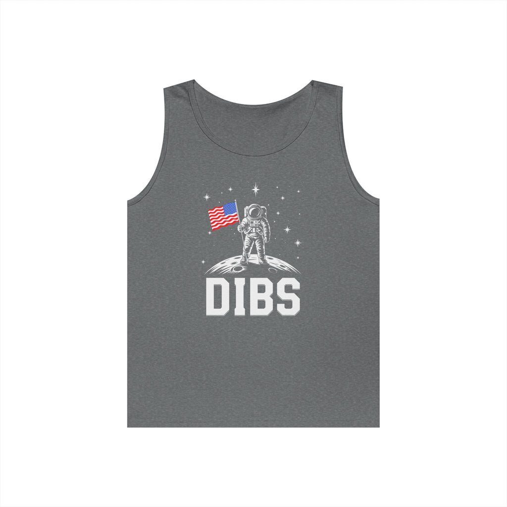 DIBS on the Moon Heavy Cotton Tank Top