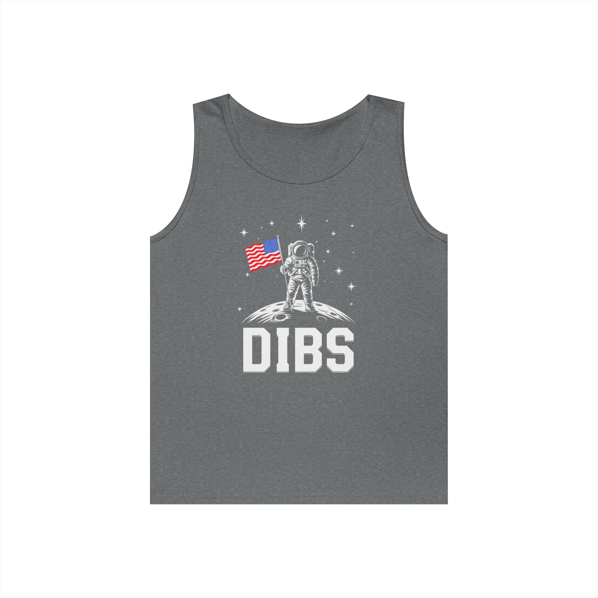 DIBS on the Moon Heavy Cotton Tank Top
