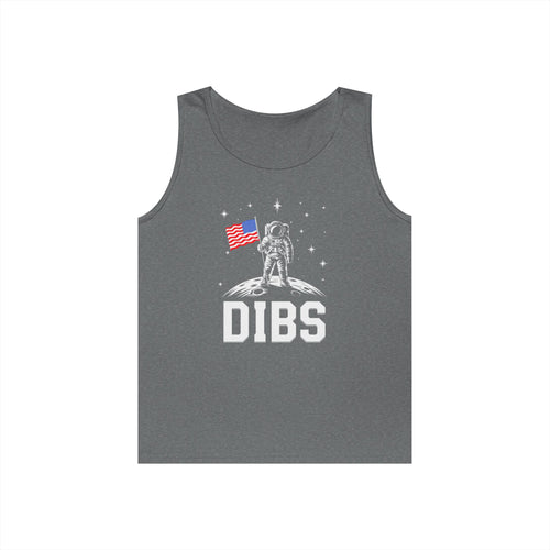 DIBS on the Moon Heavy Cotton Tank Top