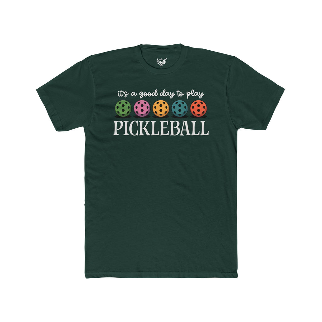 Good Day Pickleball Cotton Crew Tee