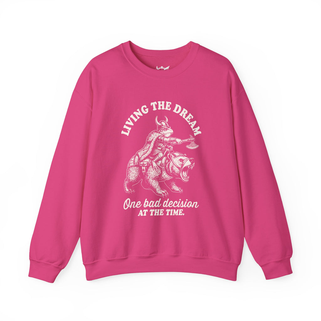 Living The Dream Heavy Blend™ Crewneck Sweatshirt