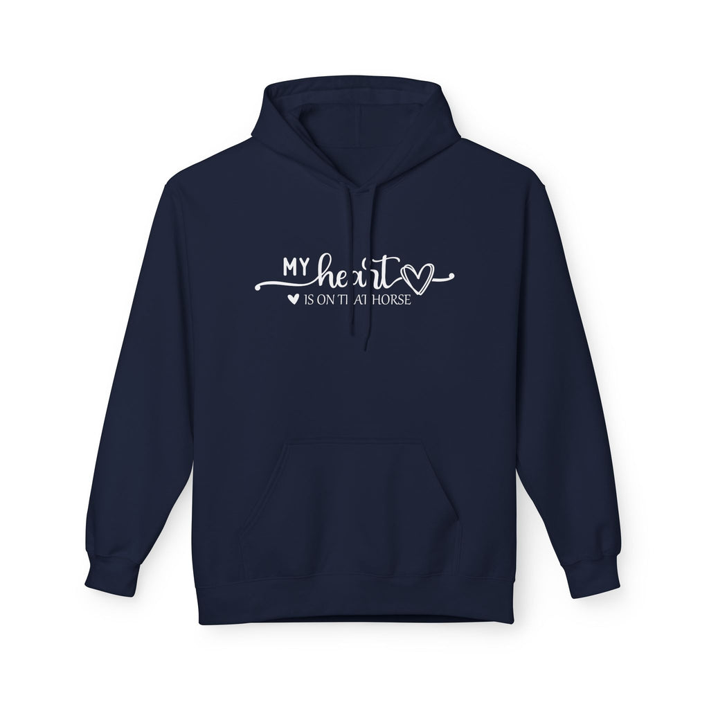 Heart on Horse Midweight Softstyle Fleece Hoodie