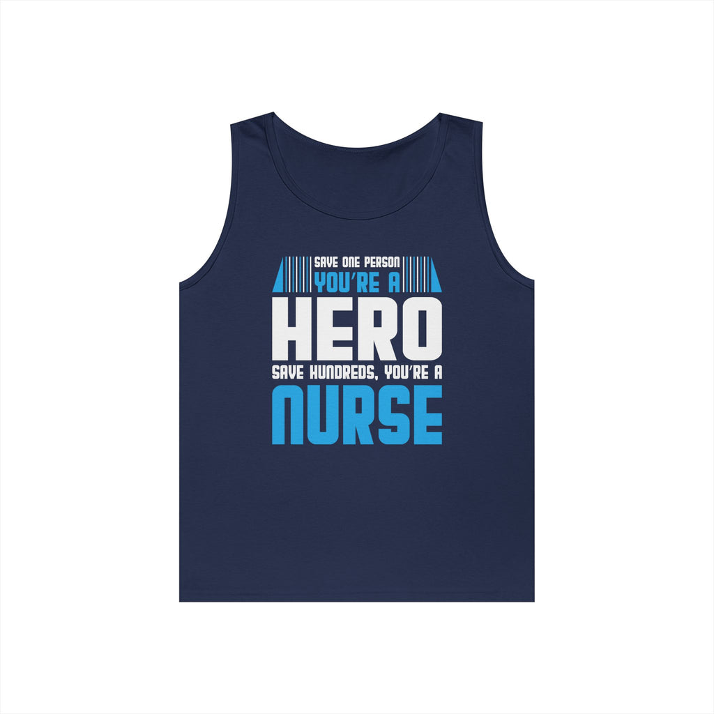 Nurses Are Heros Heavy Cotton Tank Top