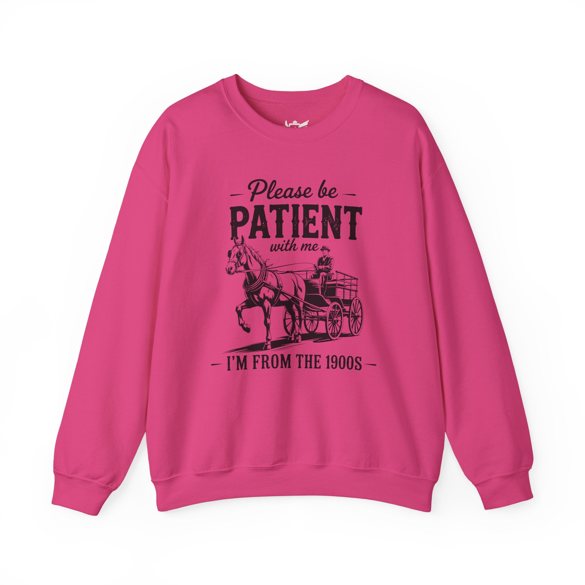 Please Be Patient With Me I'm From the 1900s Heavy Blend™ Crewneck Sweatshirt