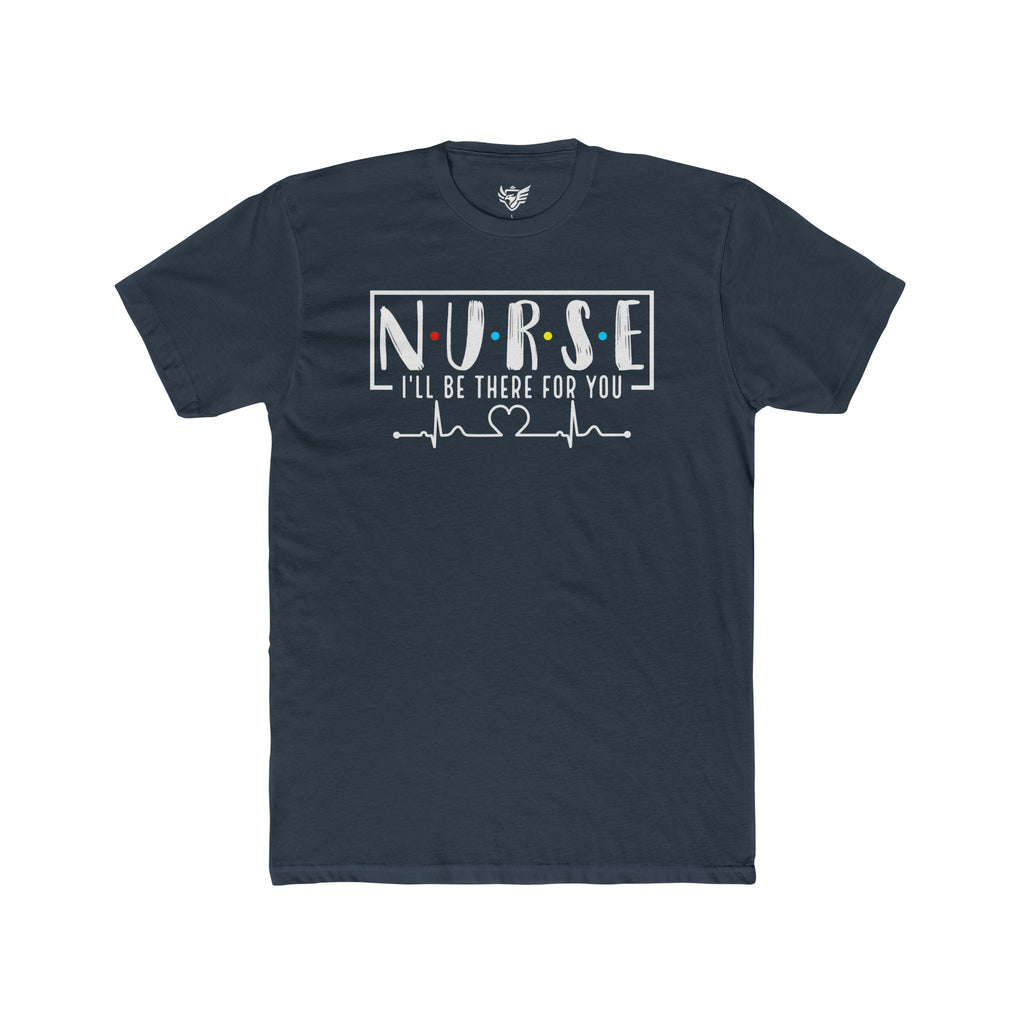 Friends Theme Nurse Cotton Crew Tee
