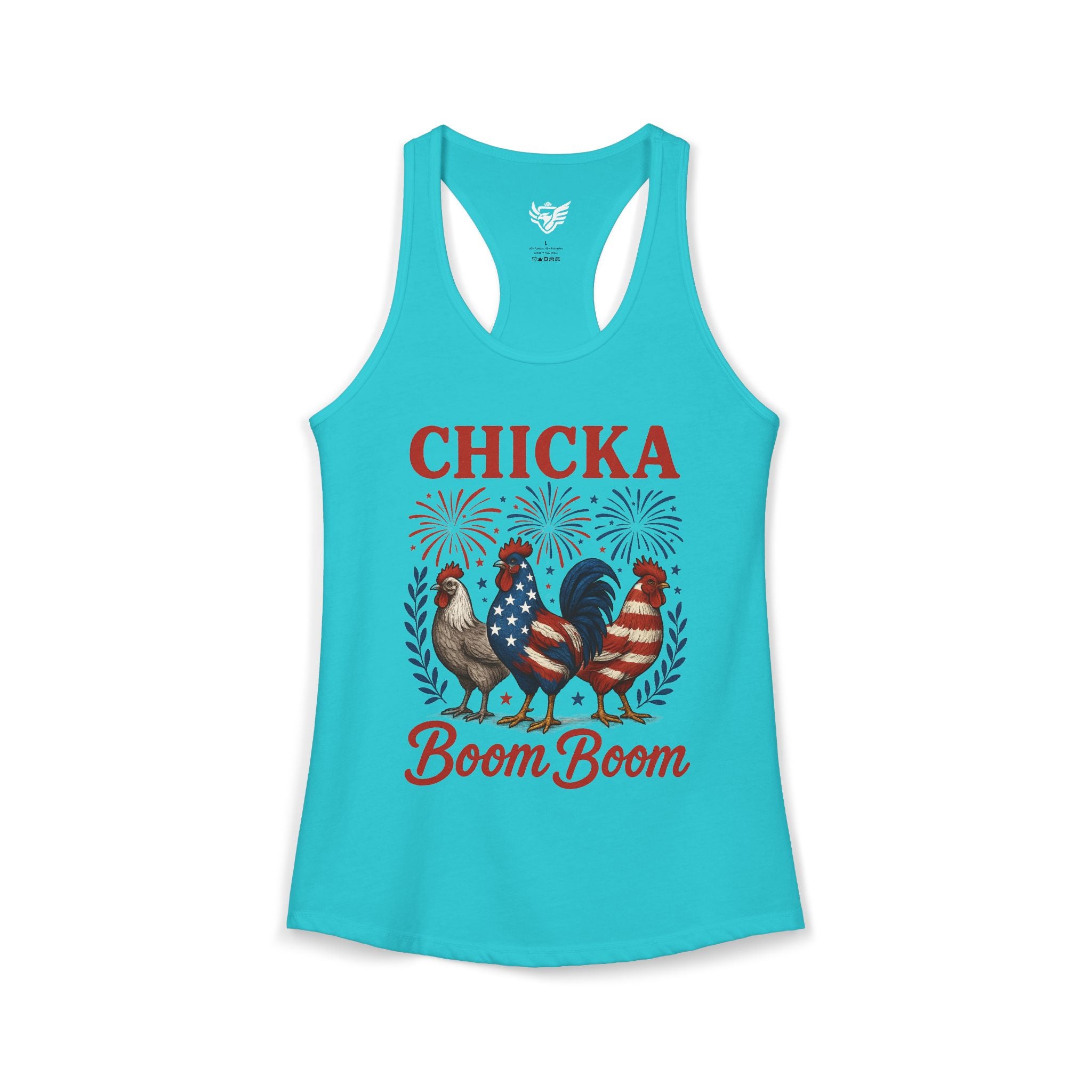 Chicka Boom Boom Ideal Racerback Tank