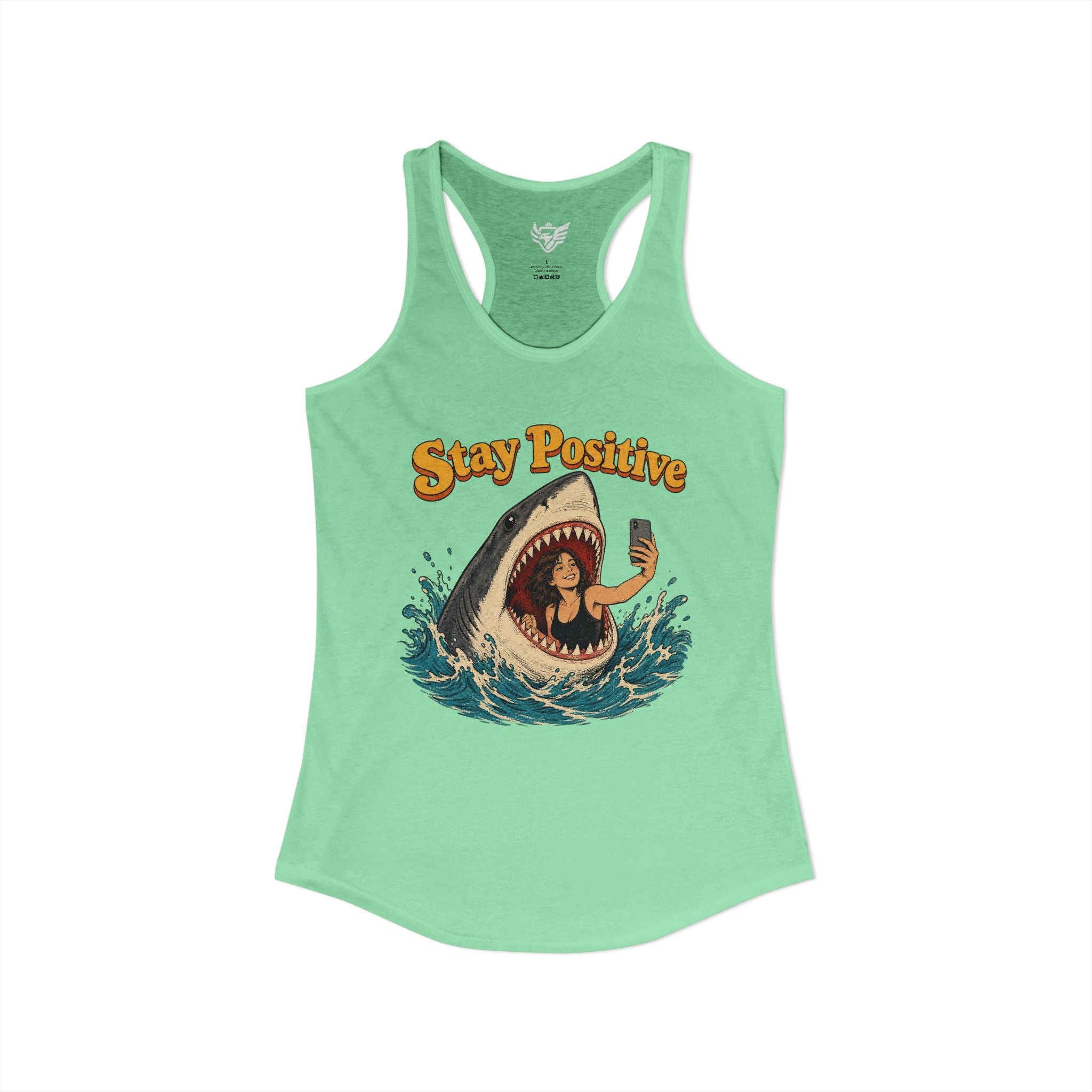 Stay Positive Ideal Racerback Tank