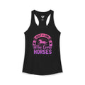 Just a Girl Who Loves Horses Ideal Racerback Tank