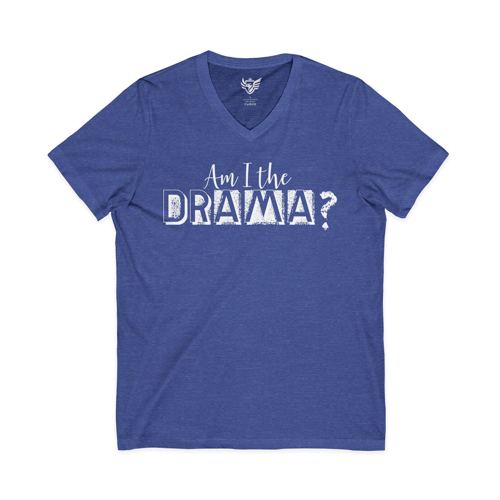 Drama Jersey Short Sleeve V-Neck Tee