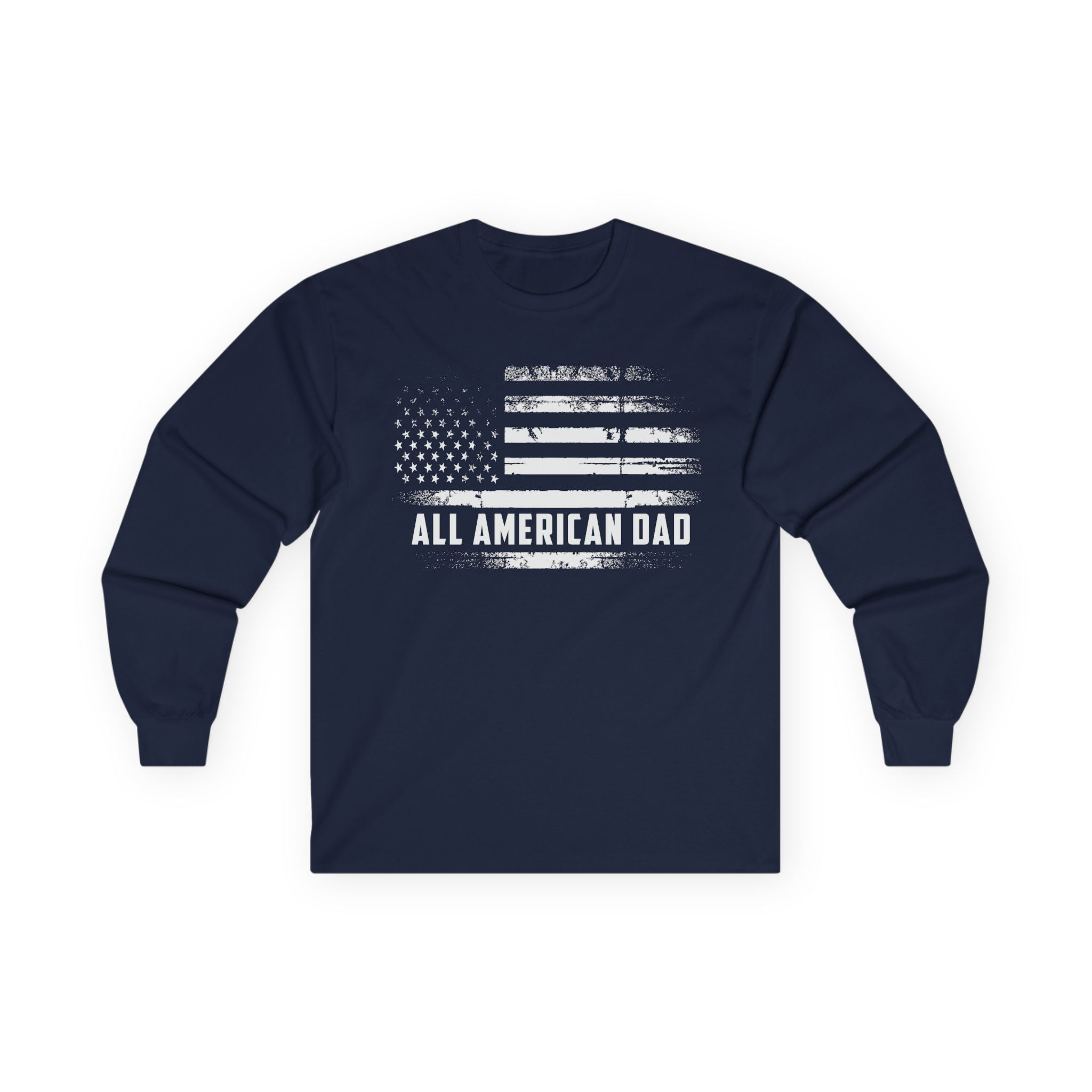 All American Dad Cotton Long Sleeve Tee