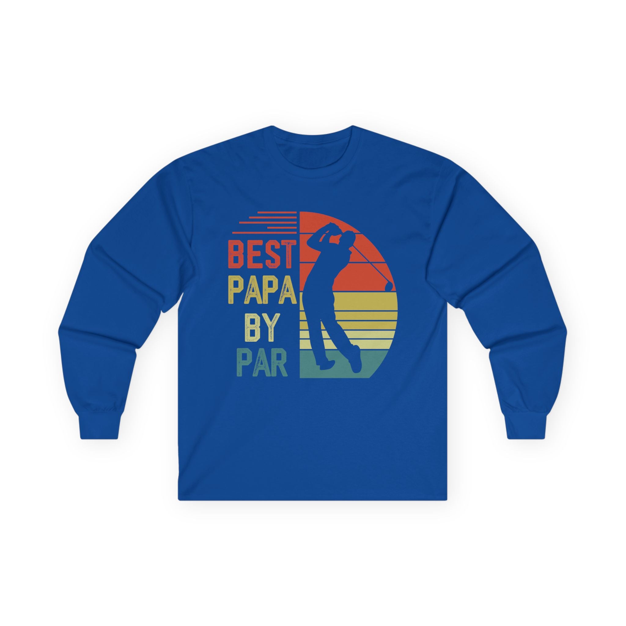 Best Papa By Par Cotton Long Sleeve Tee