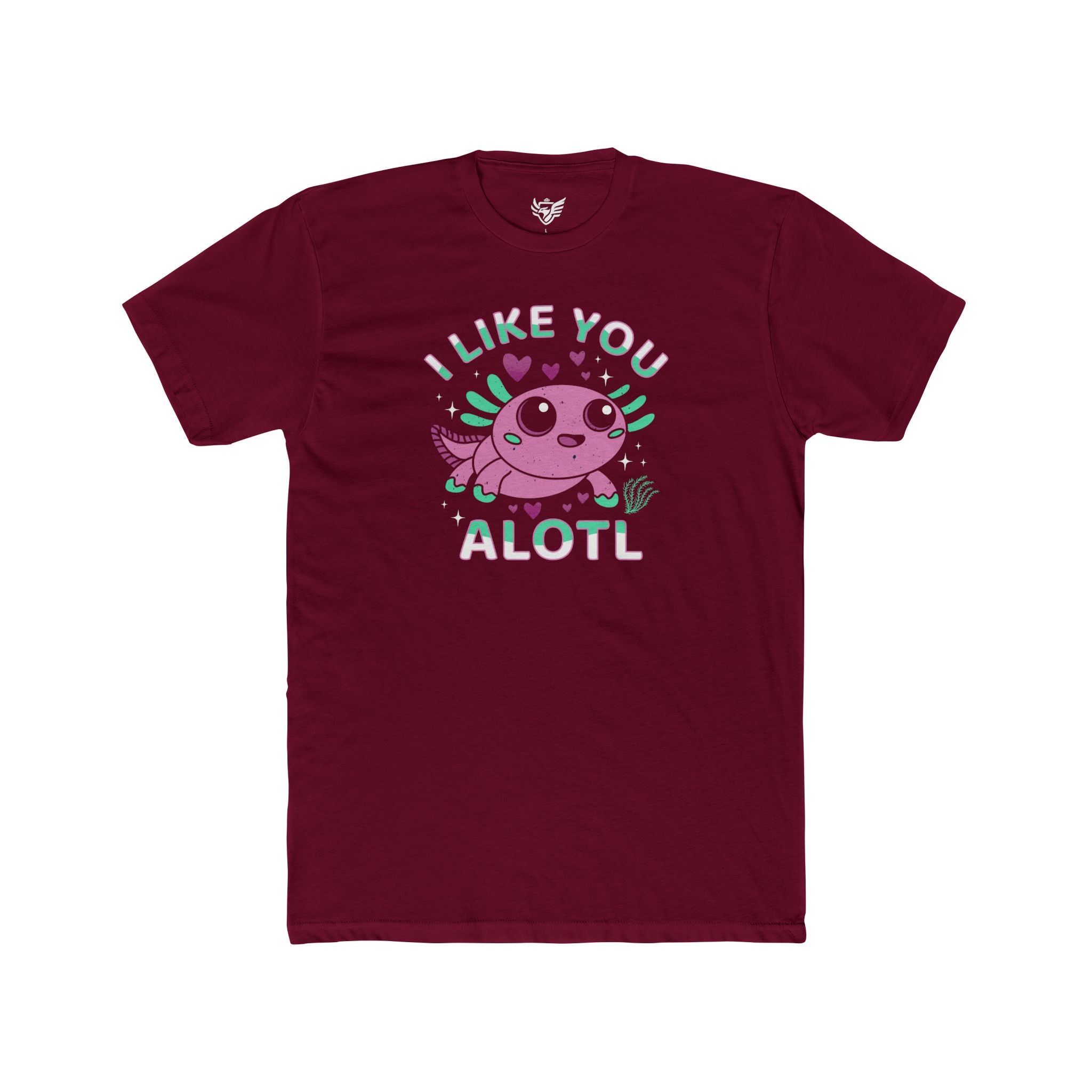 I Like You Alotl Cotton Crew Tee