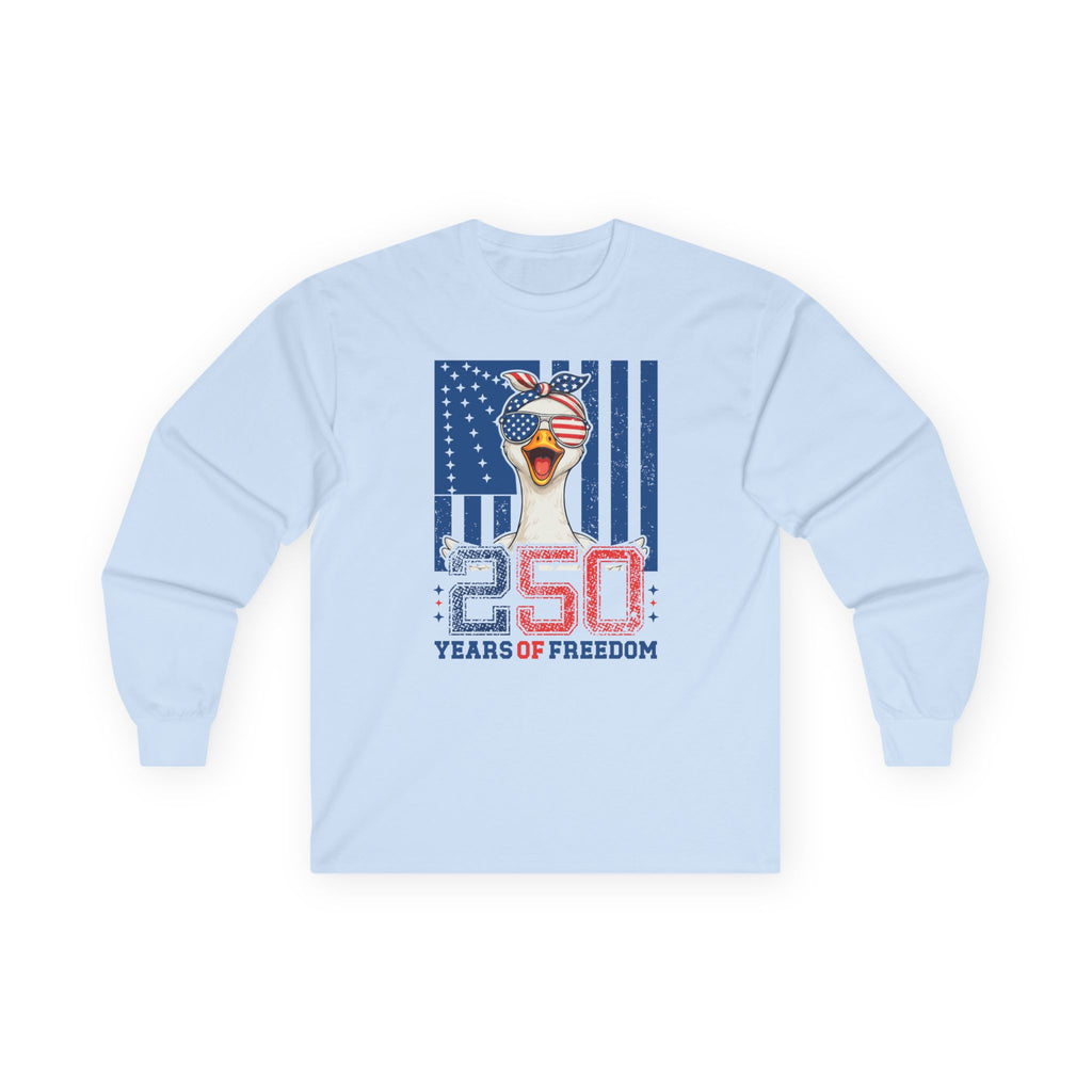Celebration Goose Cotton Long Sleeve Tee