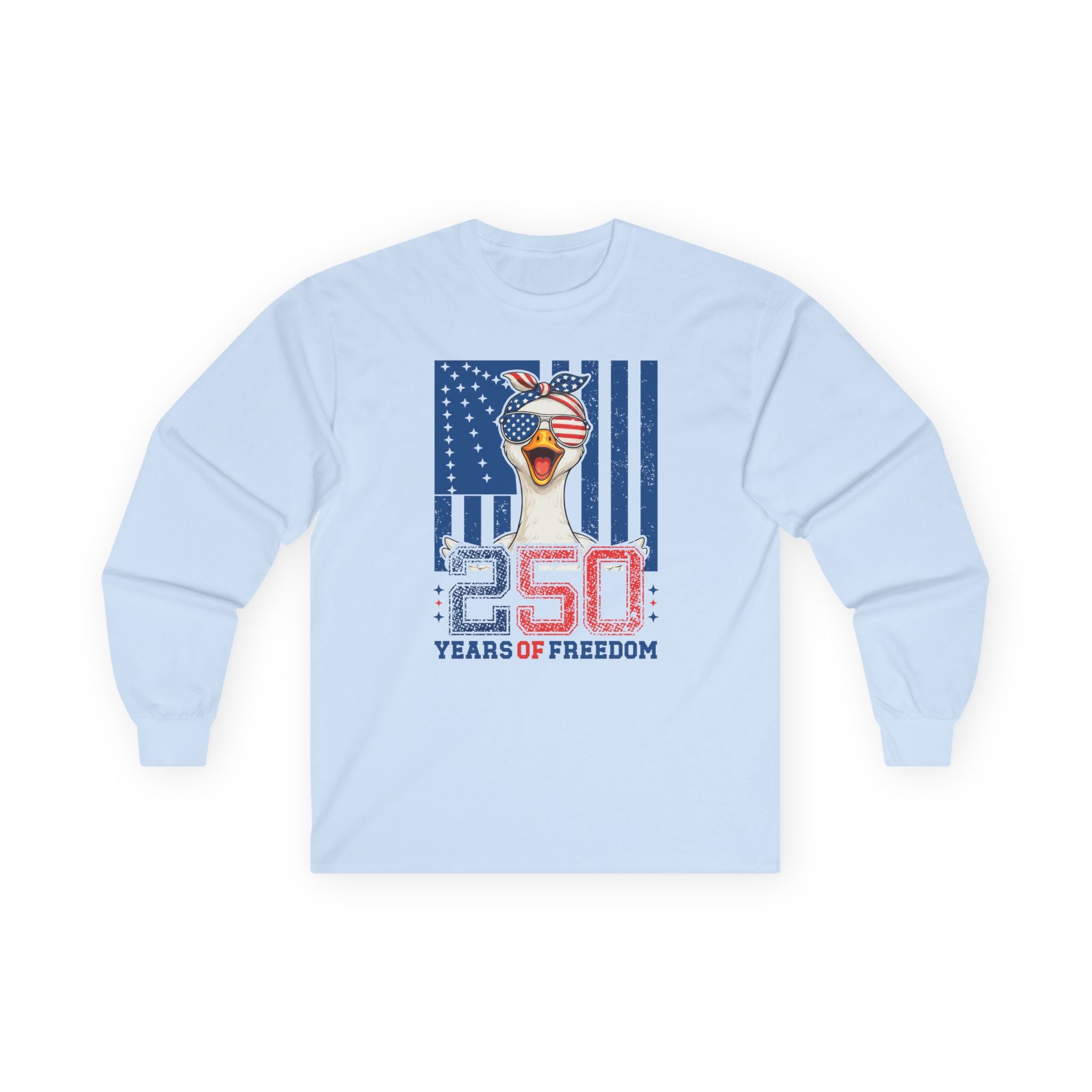 Celebration Goose Cotton Long Sleeve Tee