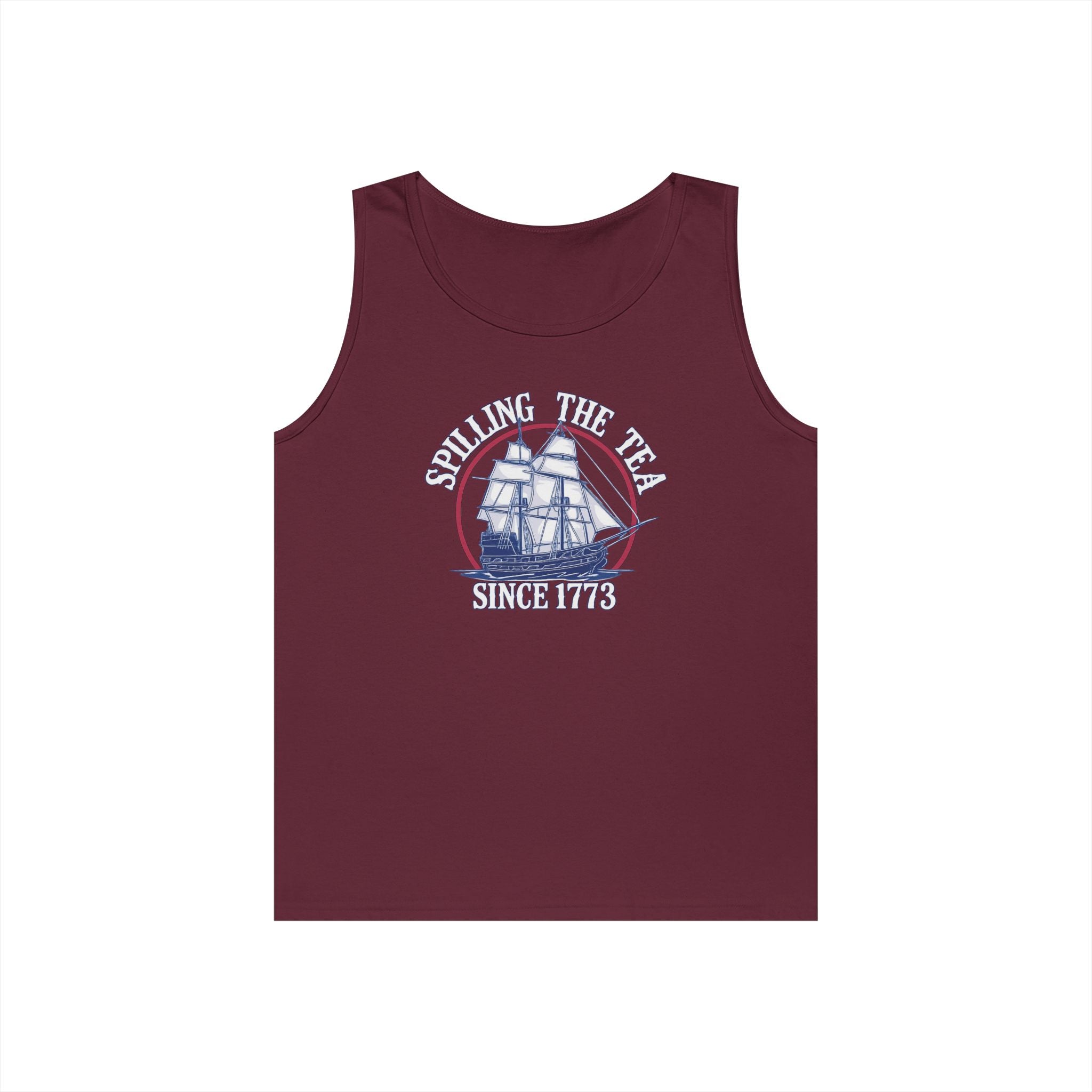 Spilling The Tea Heavy Cotton Tank Top