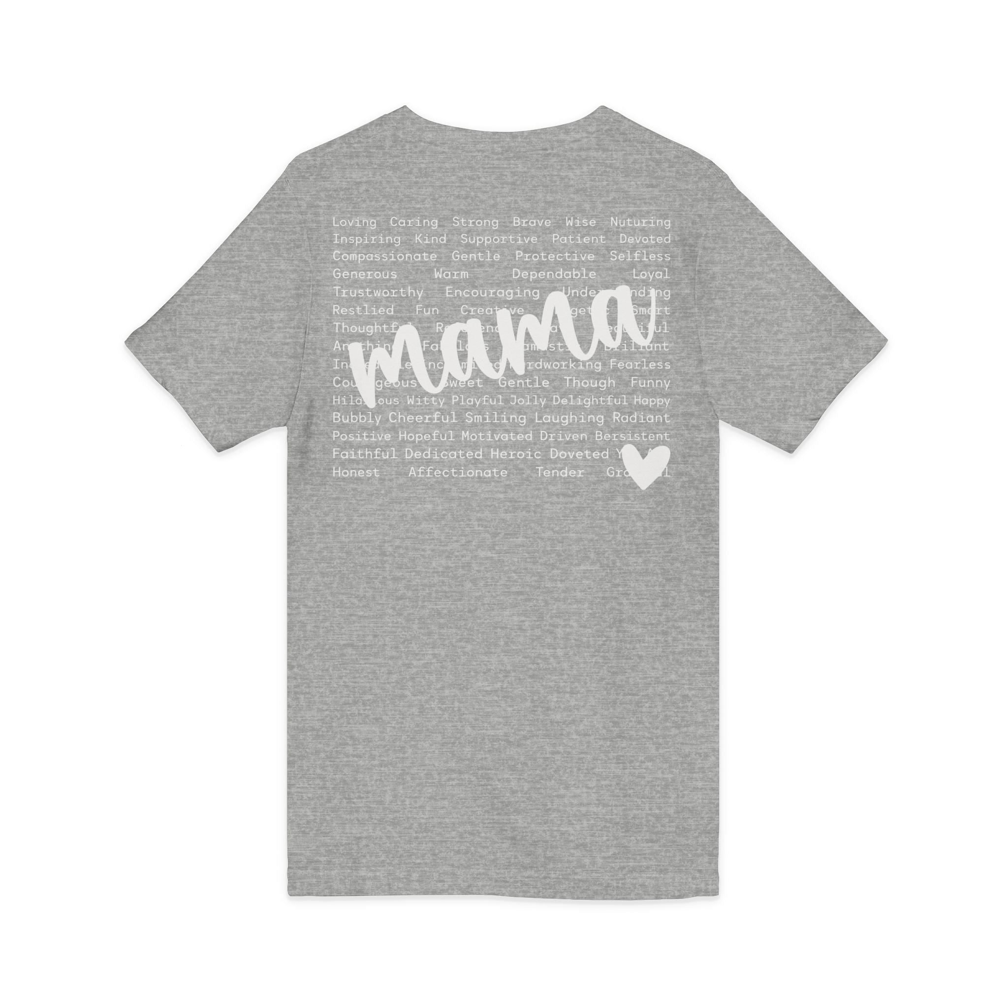 Mama Jersey Short Sleeve V-Neck Tee