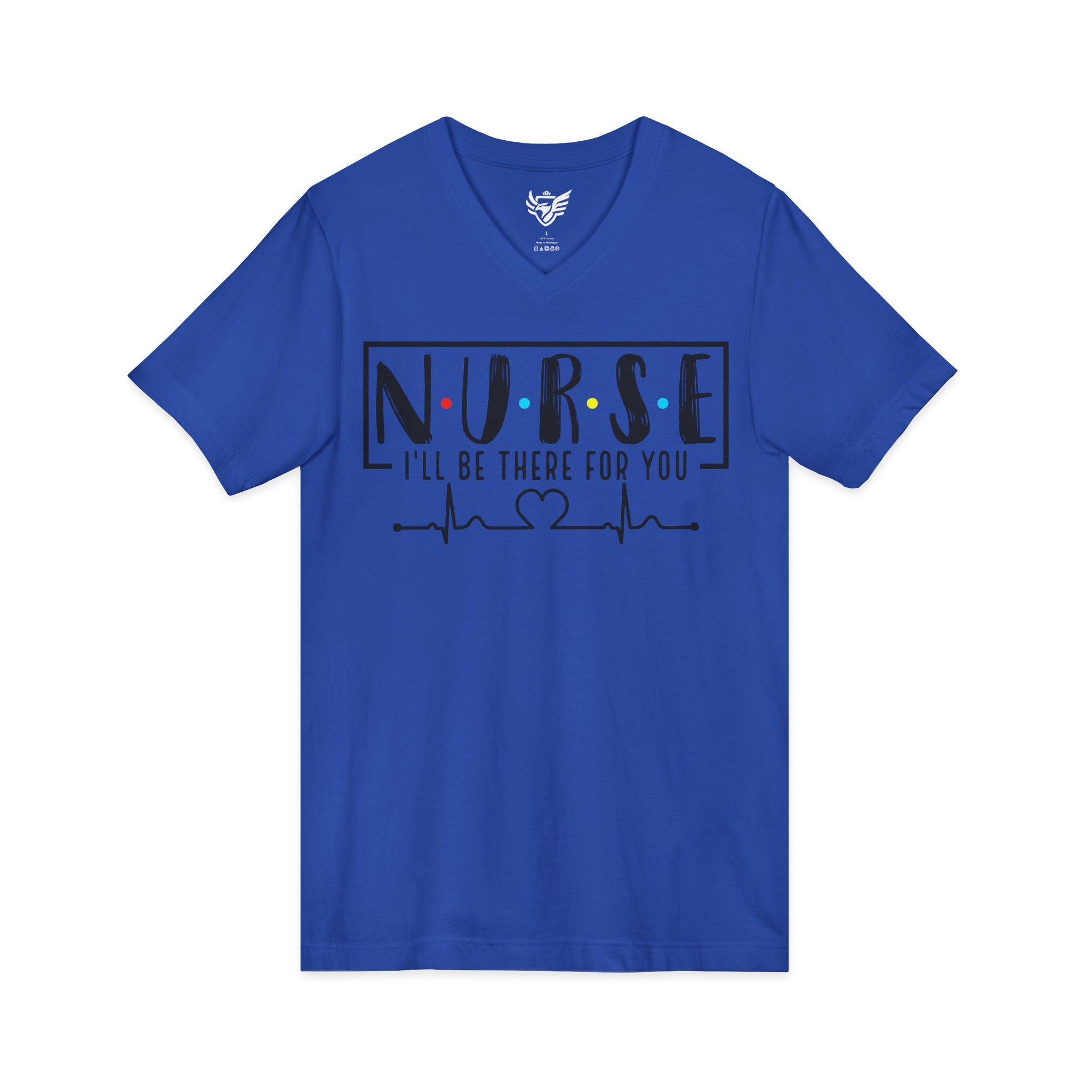 Friend's Theme Nurse Jersey Short Sleeve V-Neck Tee