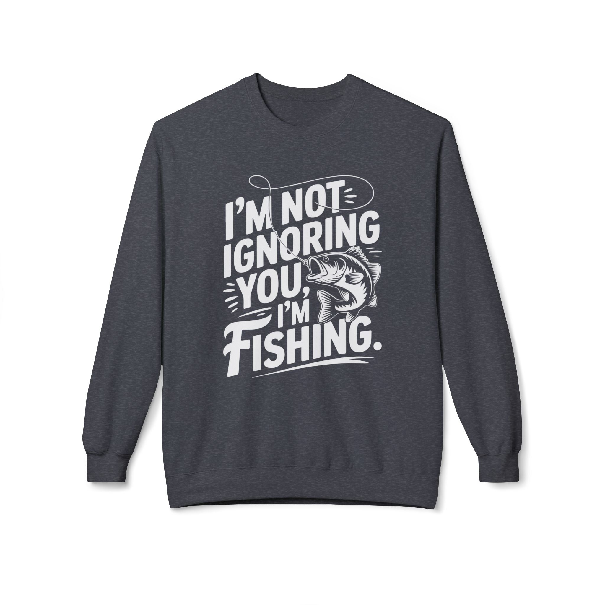 I'm Not Ignoring You Midweight Softstyle Fleece Crewneck Sweatshirt