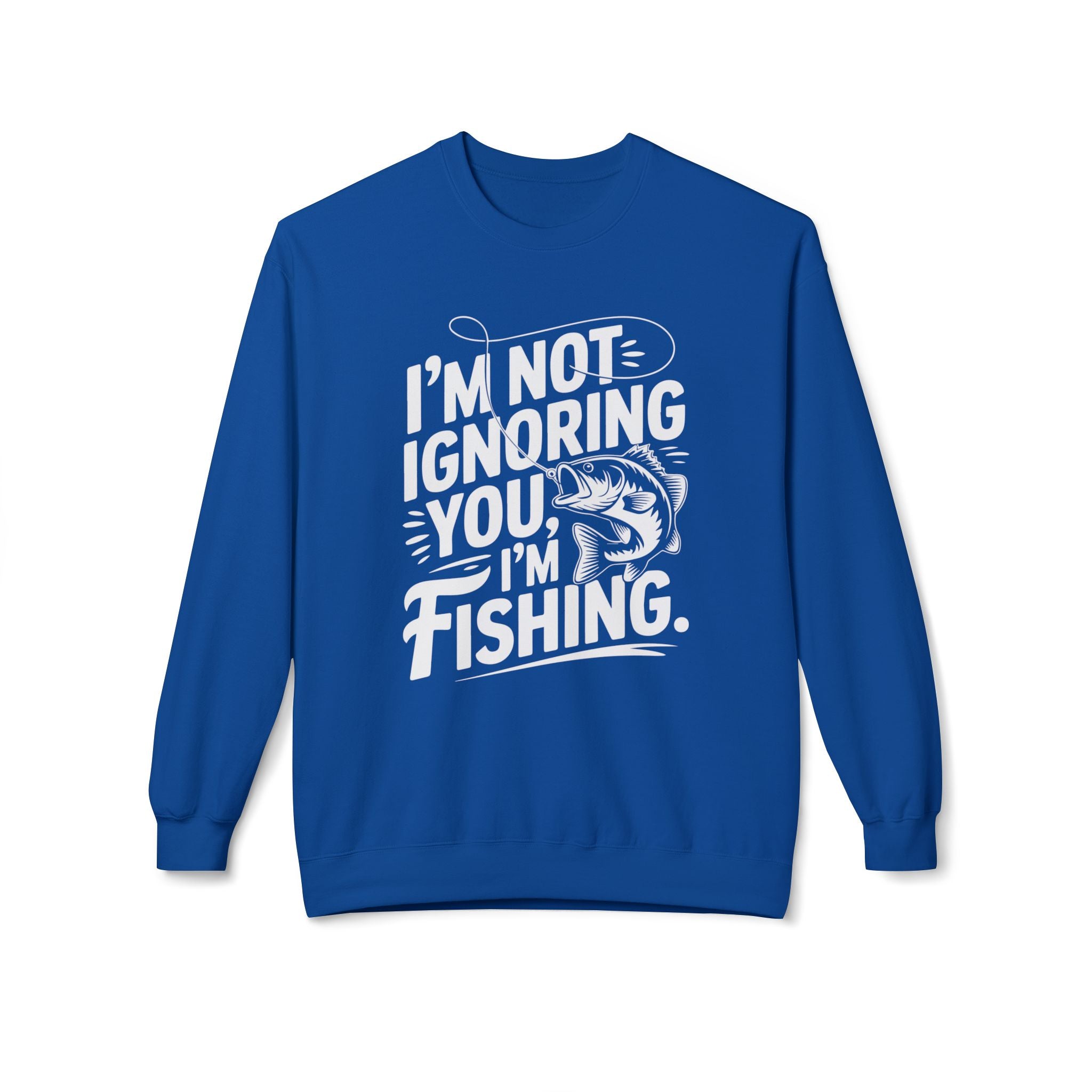 I'm Not Ignoring You Midweight Softstyle Fleece Crewneck Sweatshirt