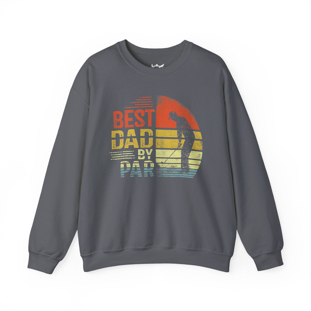 Best Dad By Par Heavy Blend™ Crewneck Sweatshirt