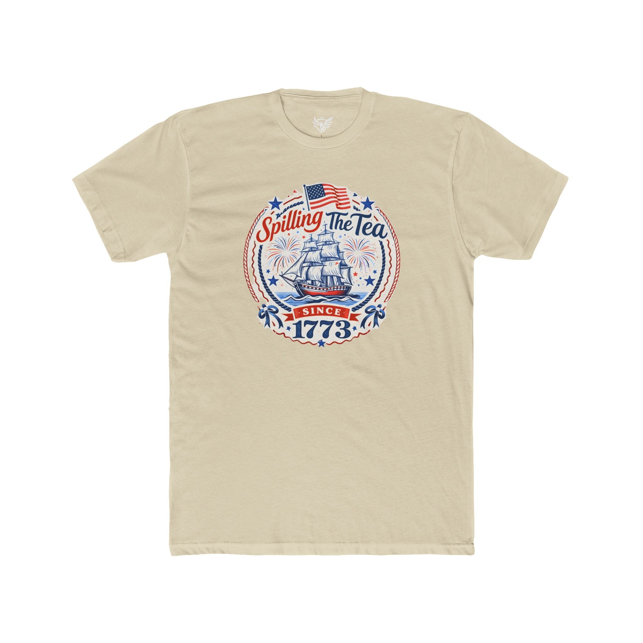 Spilling The Tea Cotton Crew Tee