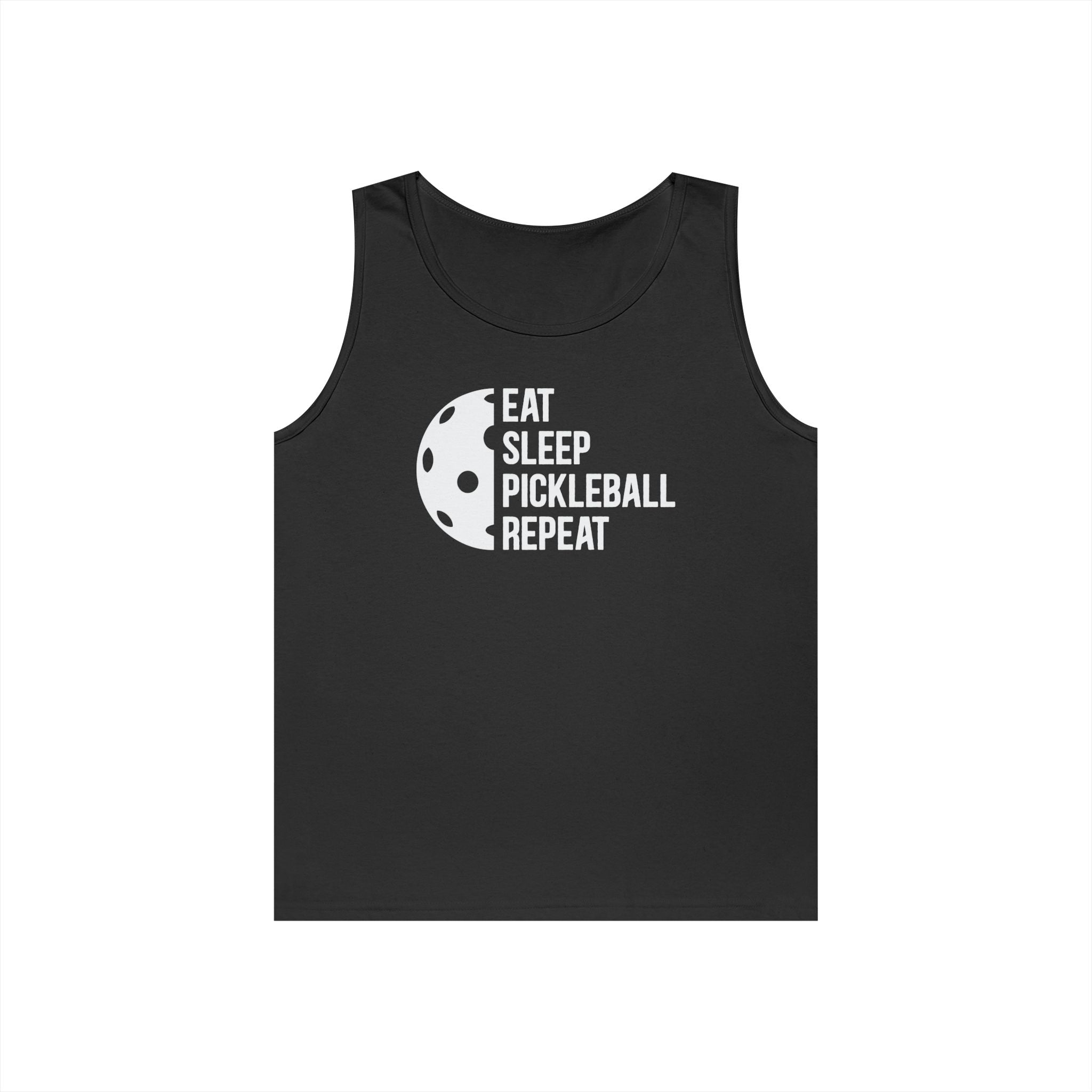 Eat Sleep Pickleball Heavy Cotton Tank Top