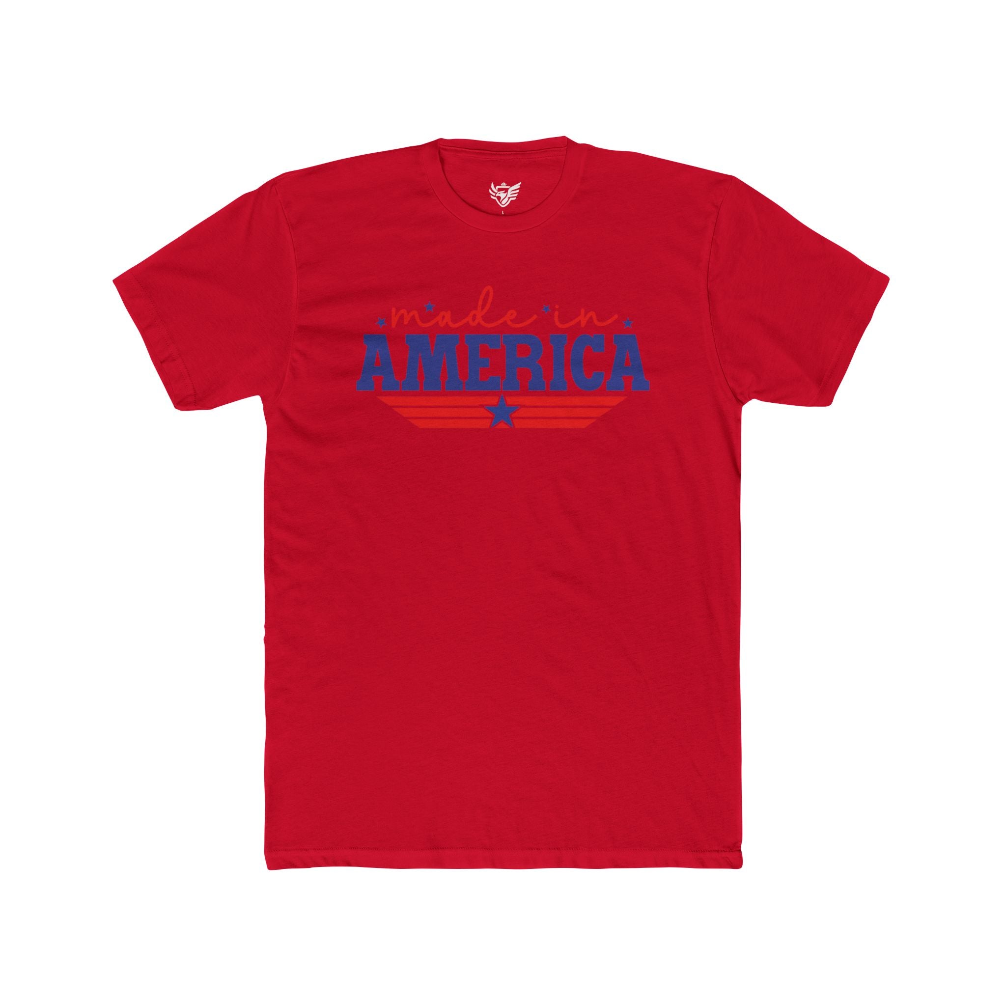Made In America Cotton Crew Tee