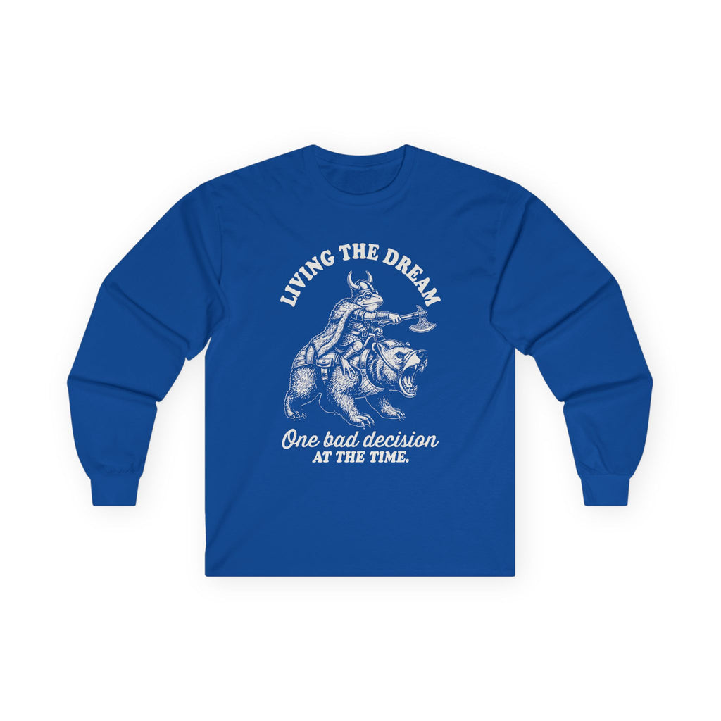 Living The Dream Cotton Long Sleeve Tee