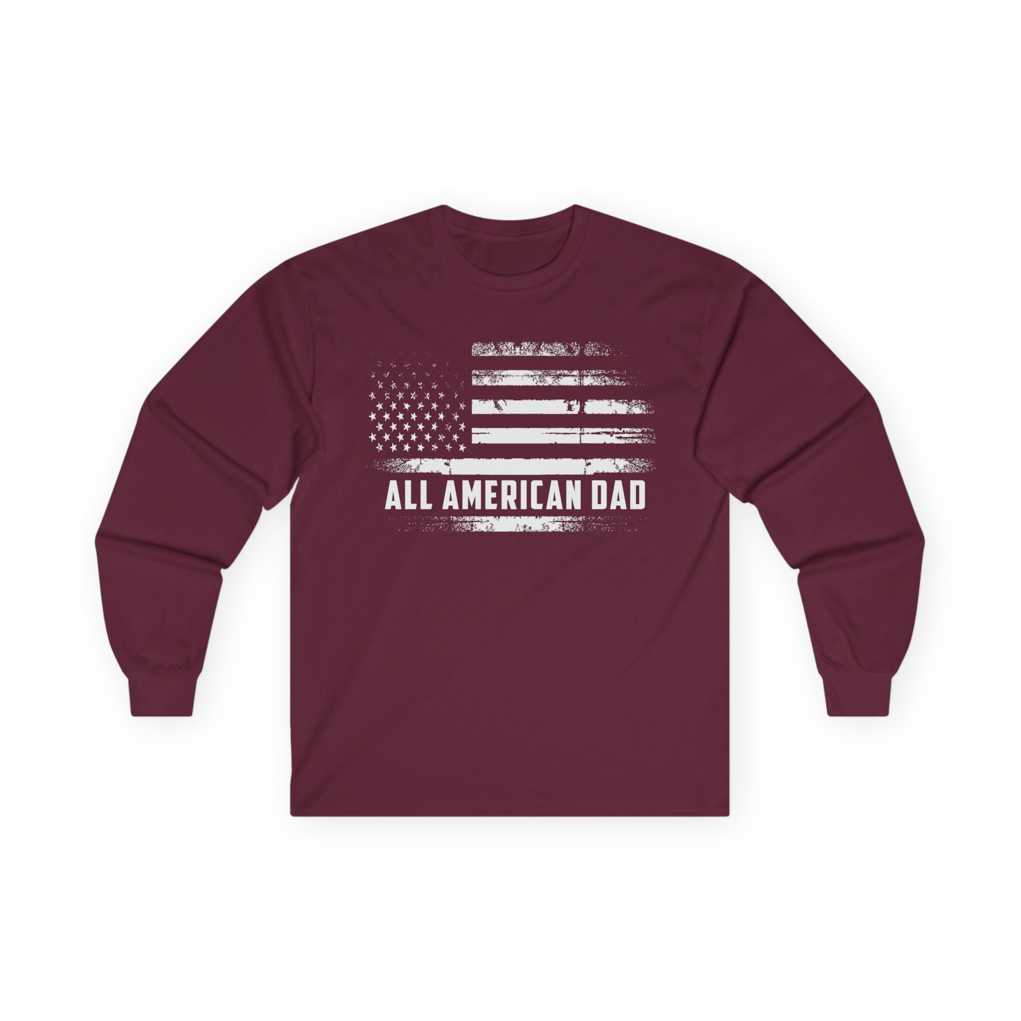 All American Dad Cotton Long Sleeve Tee