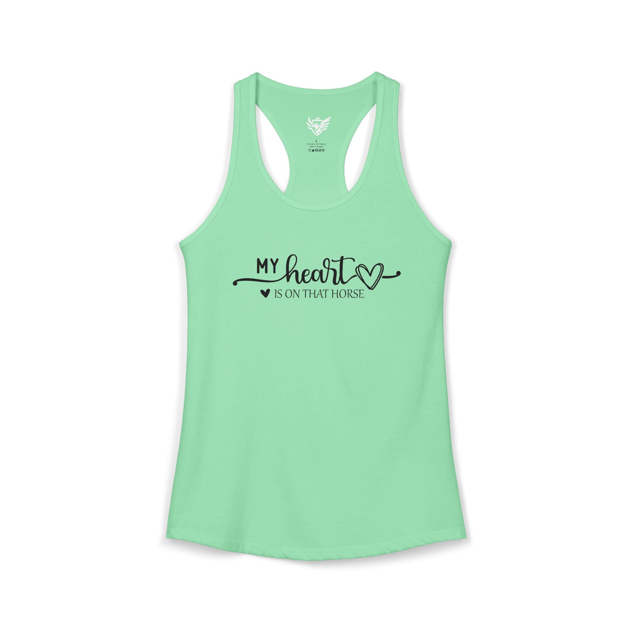 Heart on Horse Ideal Racerback Tank