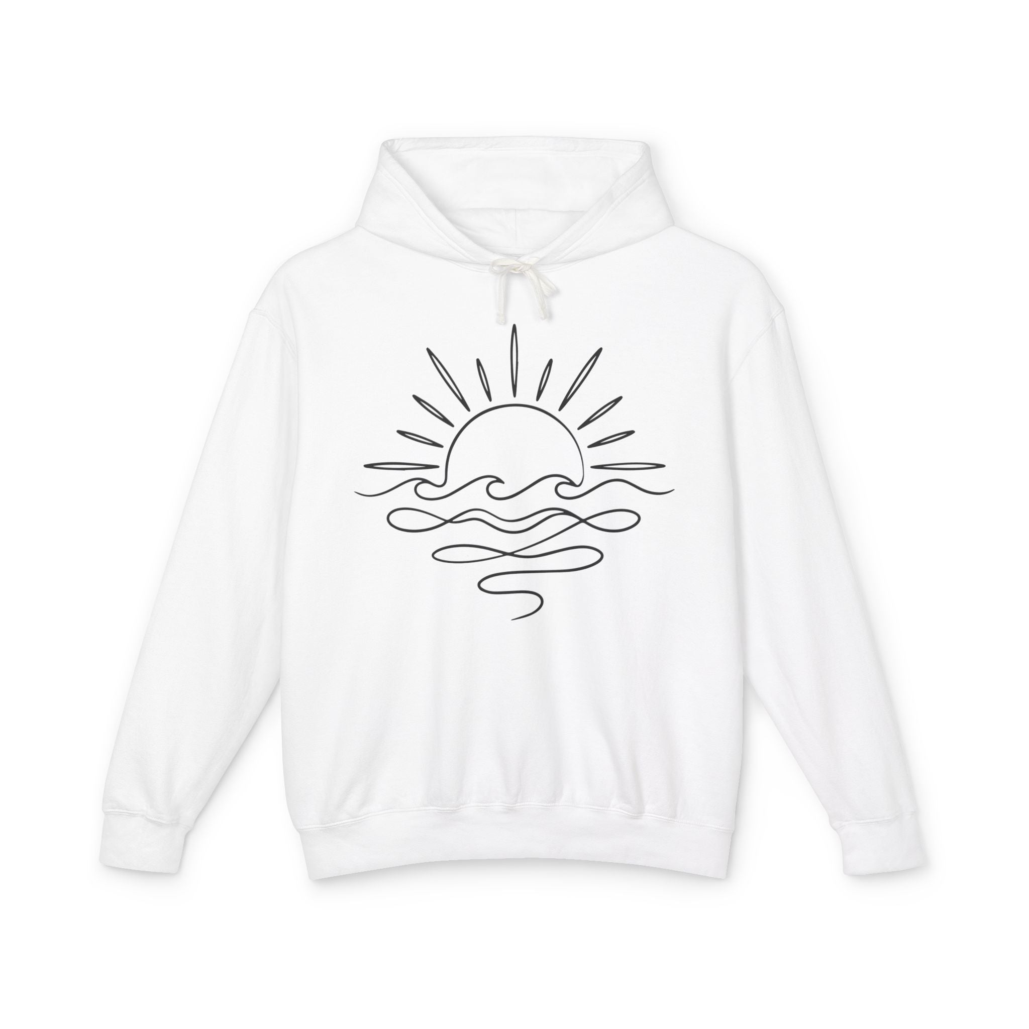 Sunny Sea Lightweight Hooded Sweatshirt
