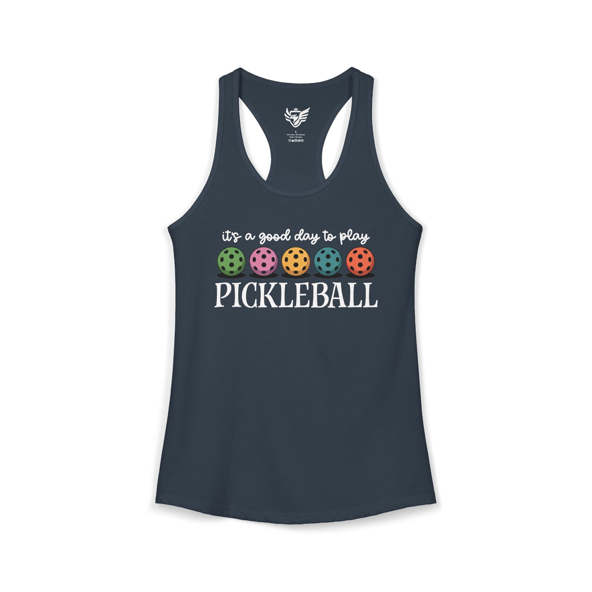 Good Day Pickleball Ideal Racerback Tank