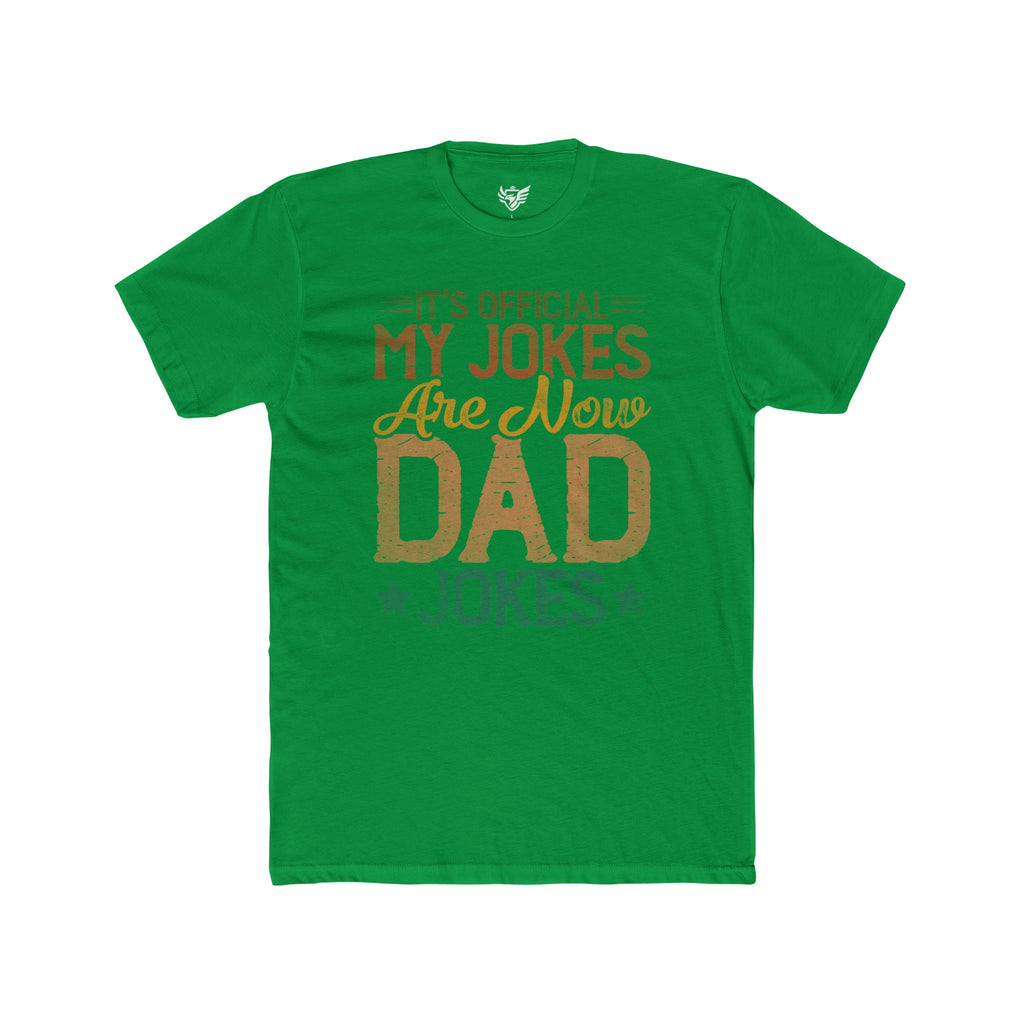 Dad Jokes Cotton Crew Tee