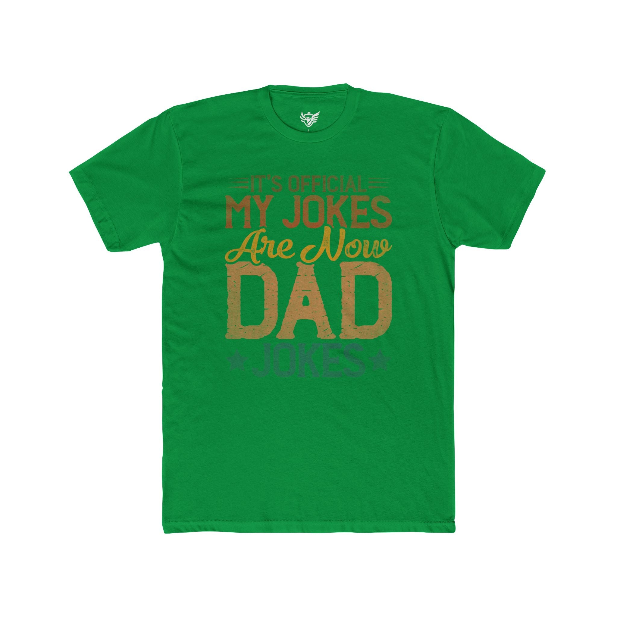 Dad Jokes Cotton Crew Tee