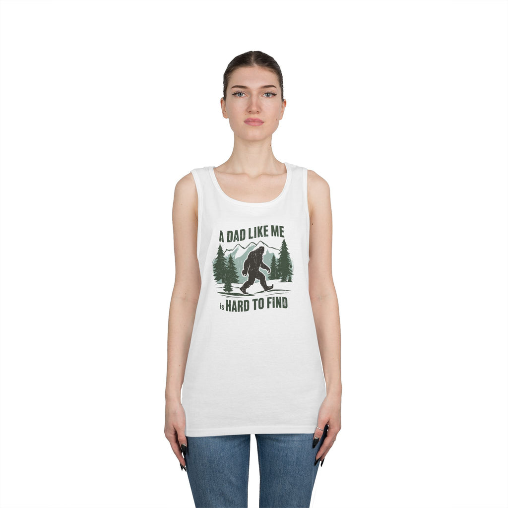 Hard to Find Dad Heavy Cotton Tank Top