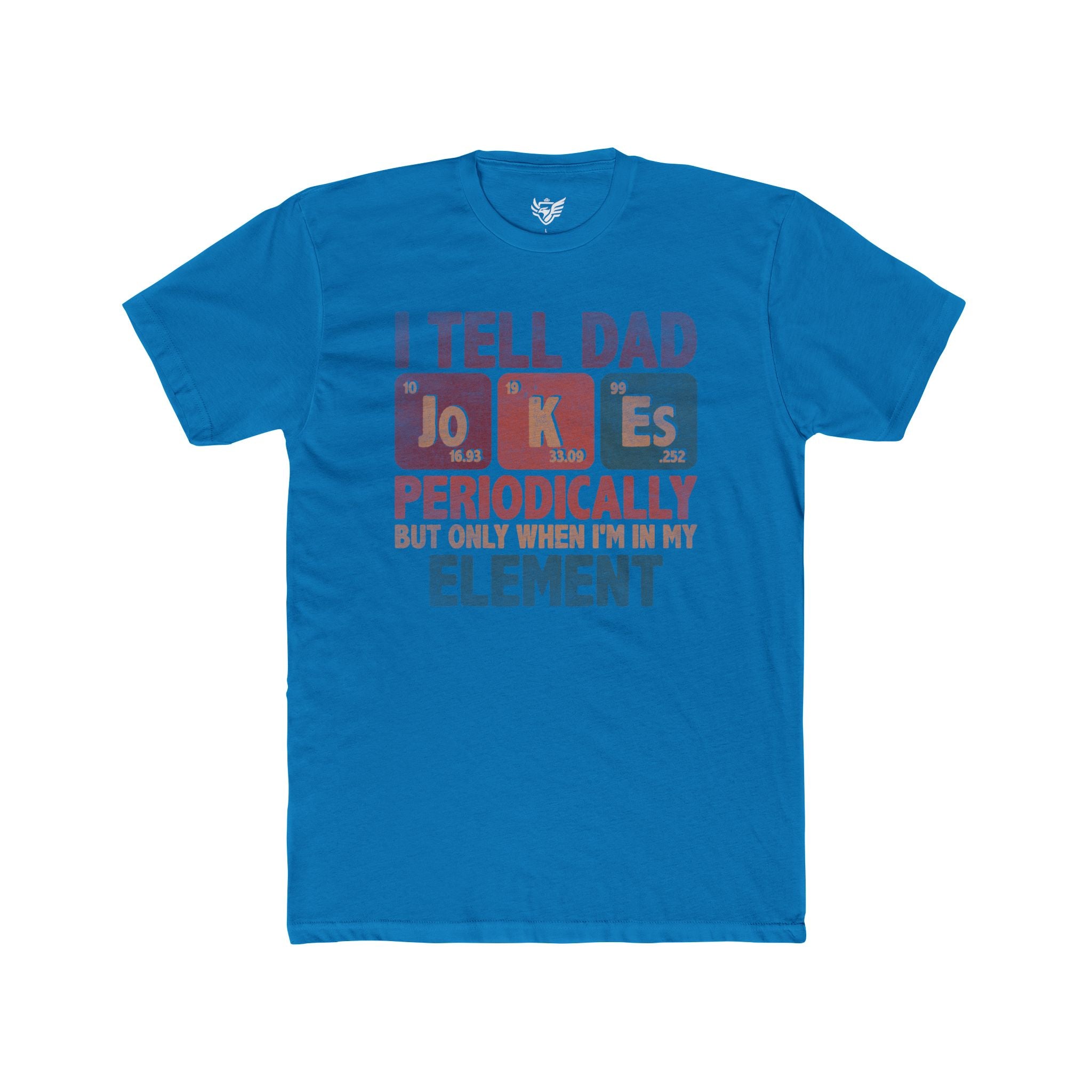 Dad Jokes Periodically Cotton Crew Tee
