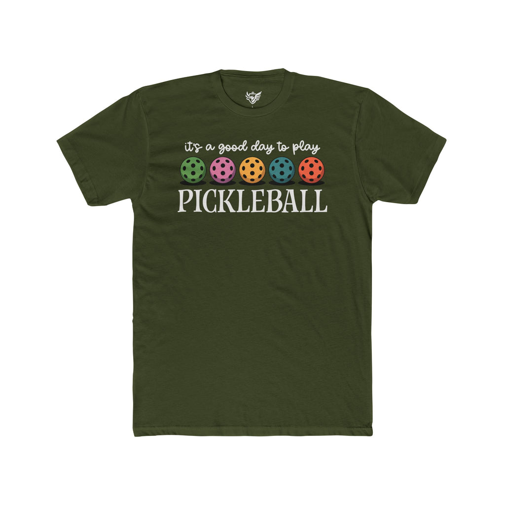 Good Day Pickleball Cotton Crew Tee