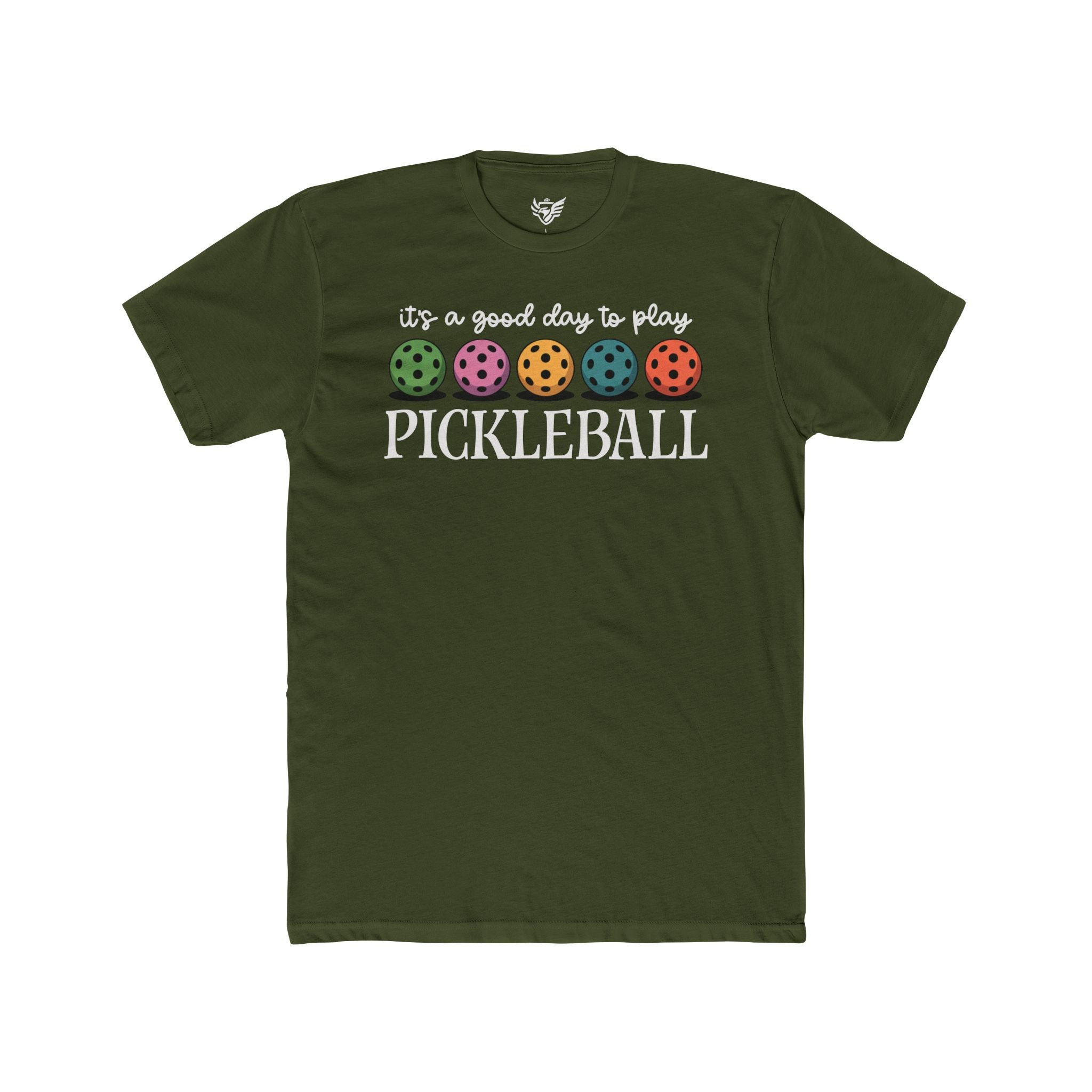 Good Day Pickleball Cotton Crew Tee