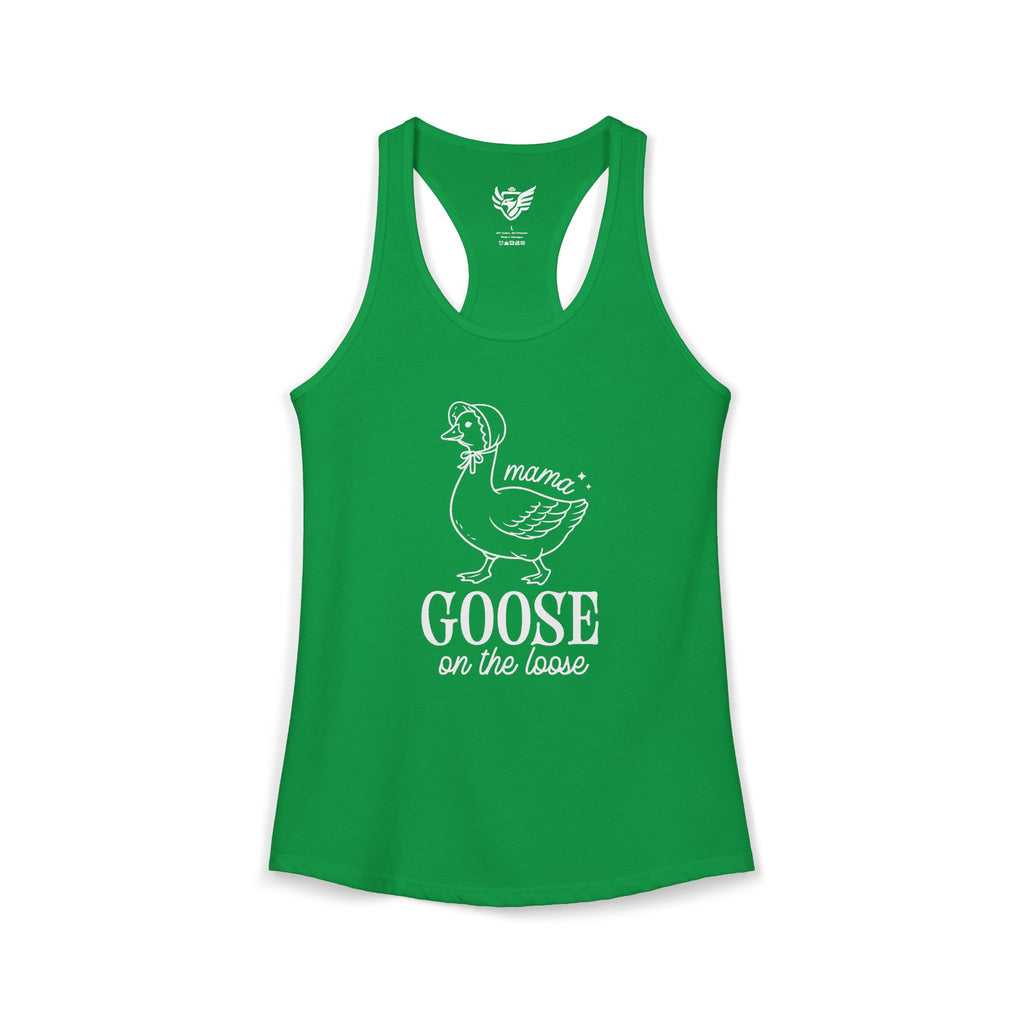 Mama Goose on the Loose Ideal Racerback Tank