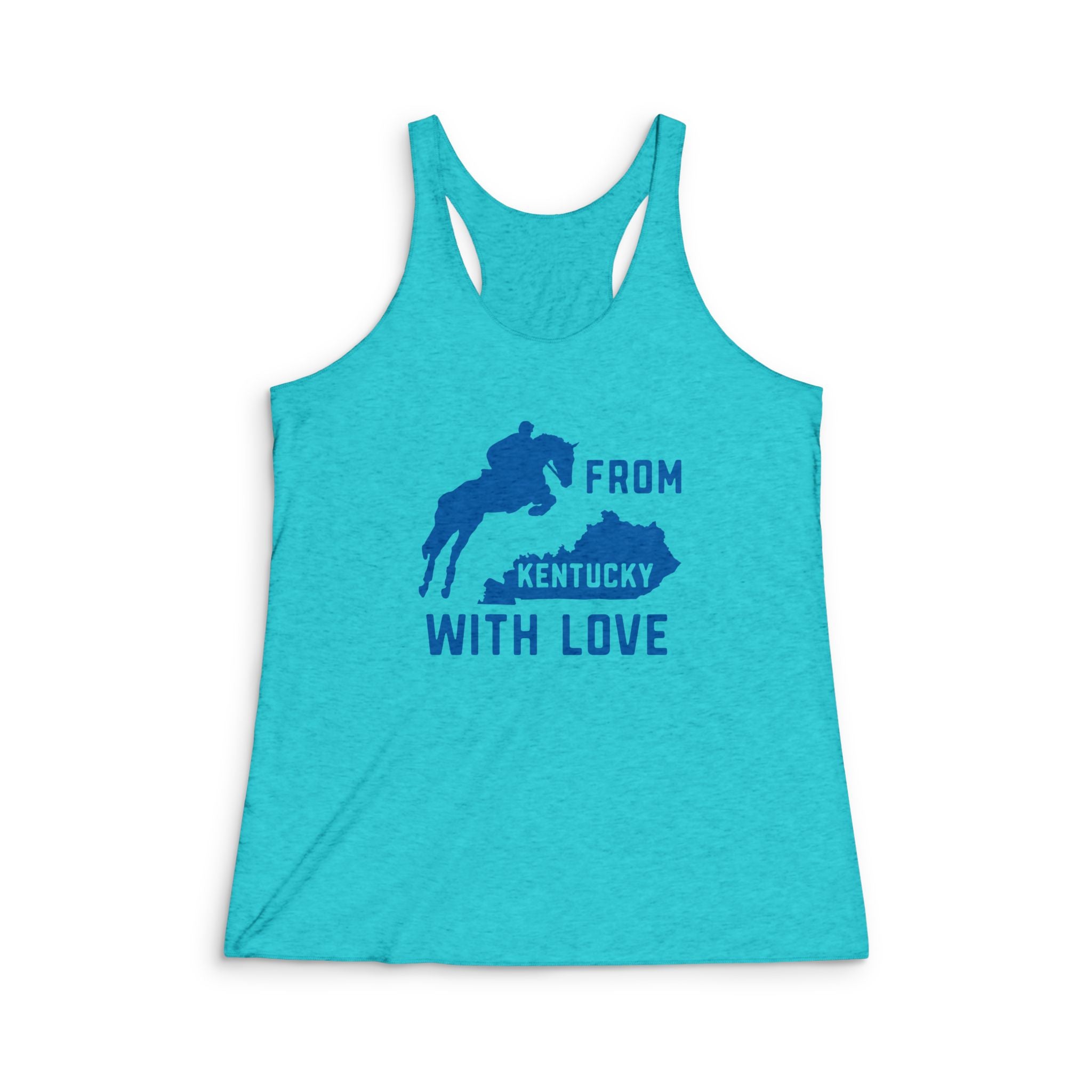 KY with Love Tri-Blend Racerback Tank