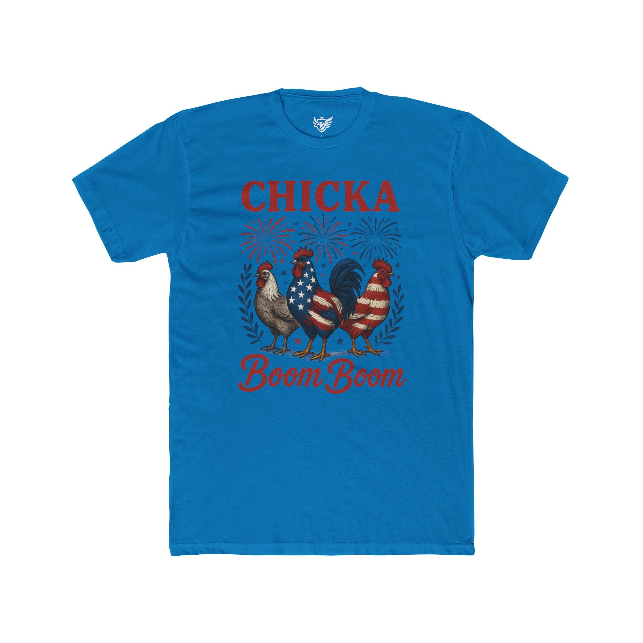 Chicka Boom Boom Cotton Crew Tee